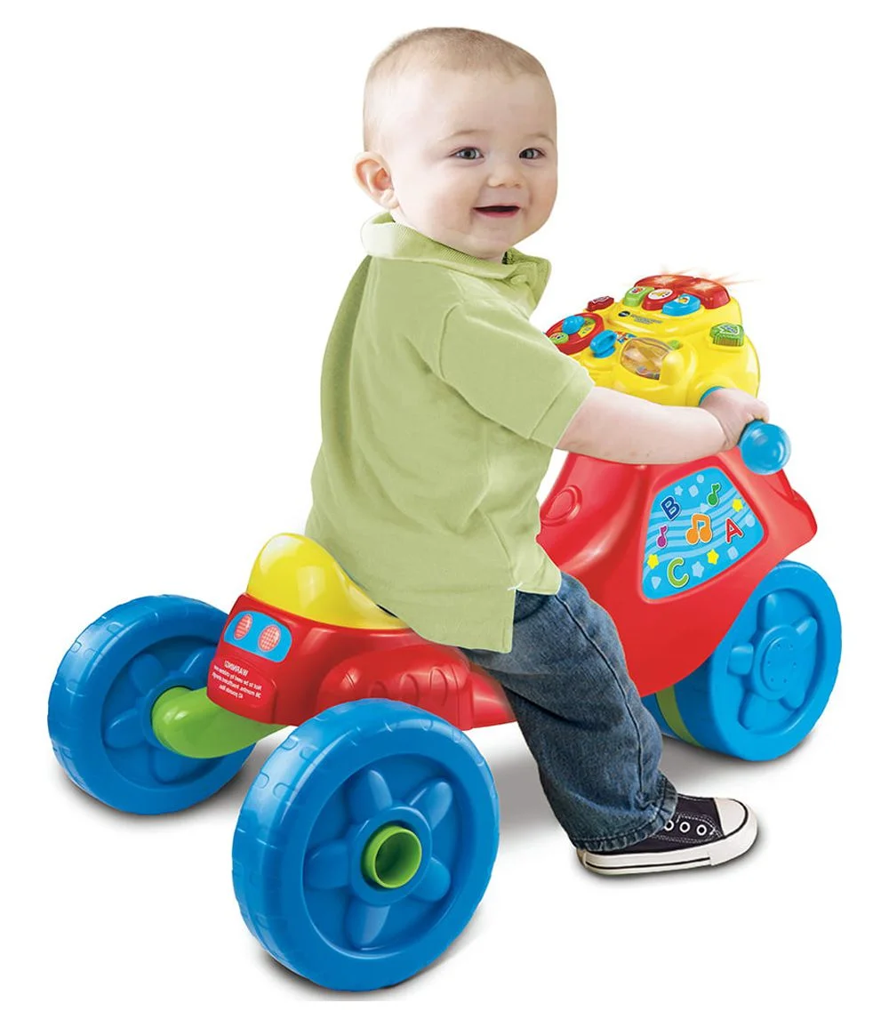 VTech, 2-in-1 Learn and Zoom Motorbike, Riding Toy for 1 Year Old