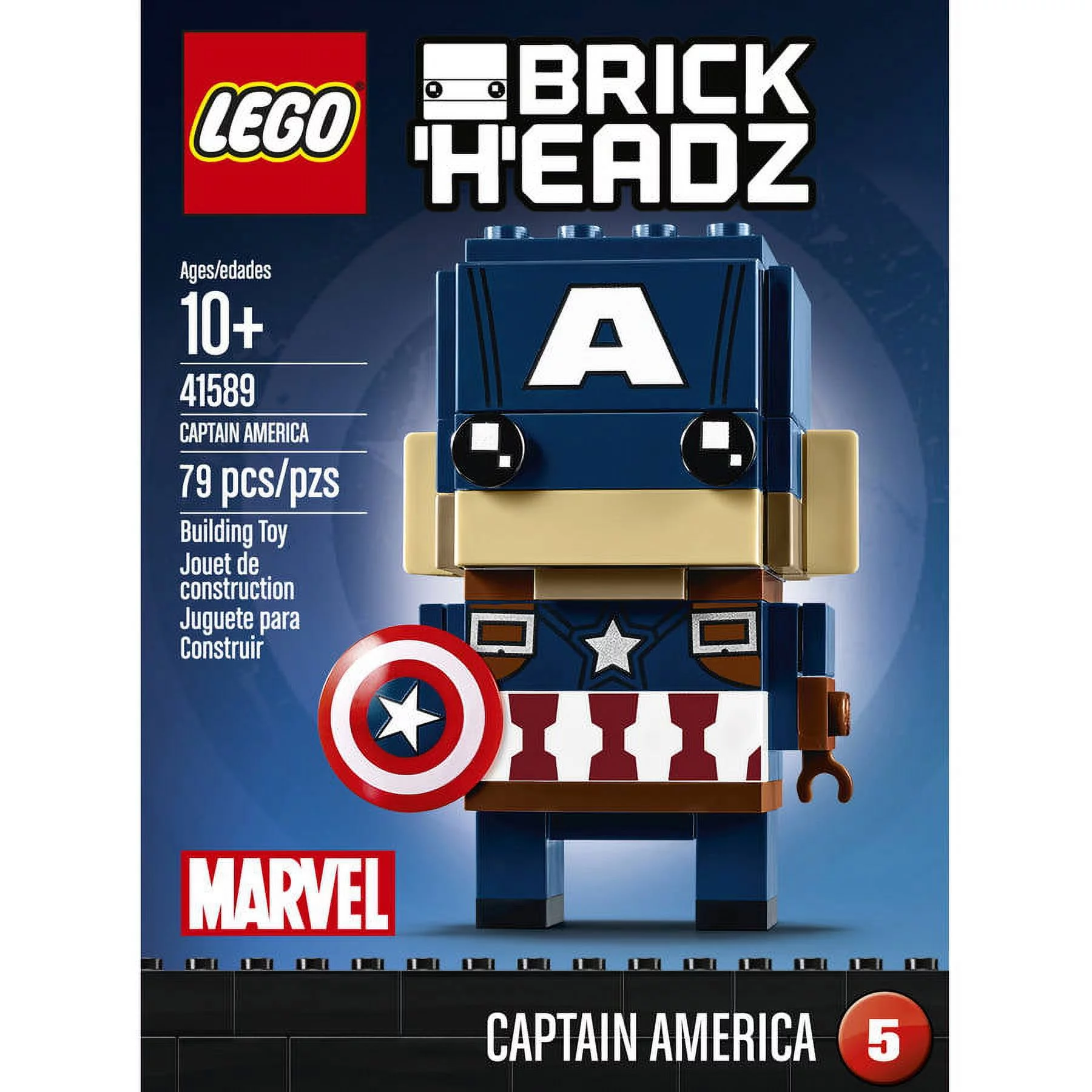 LEGO Brickheadz Captain America 41589