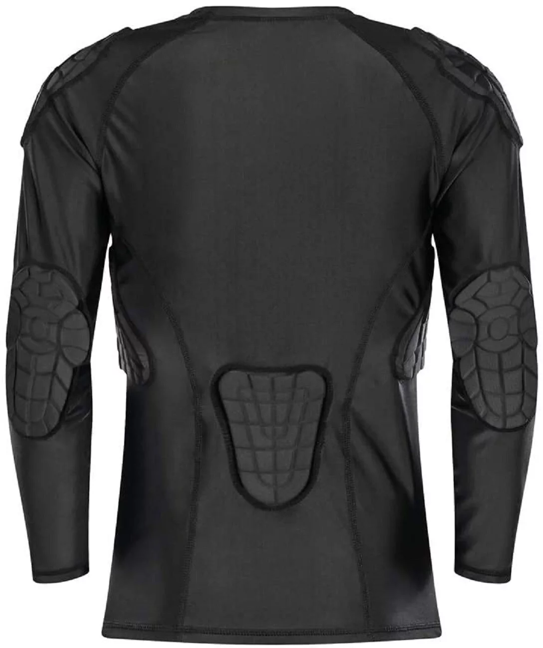 TUOY Kids Youth Boy’s Padded Compression Shirt – Long Sleeve Protective Shirt