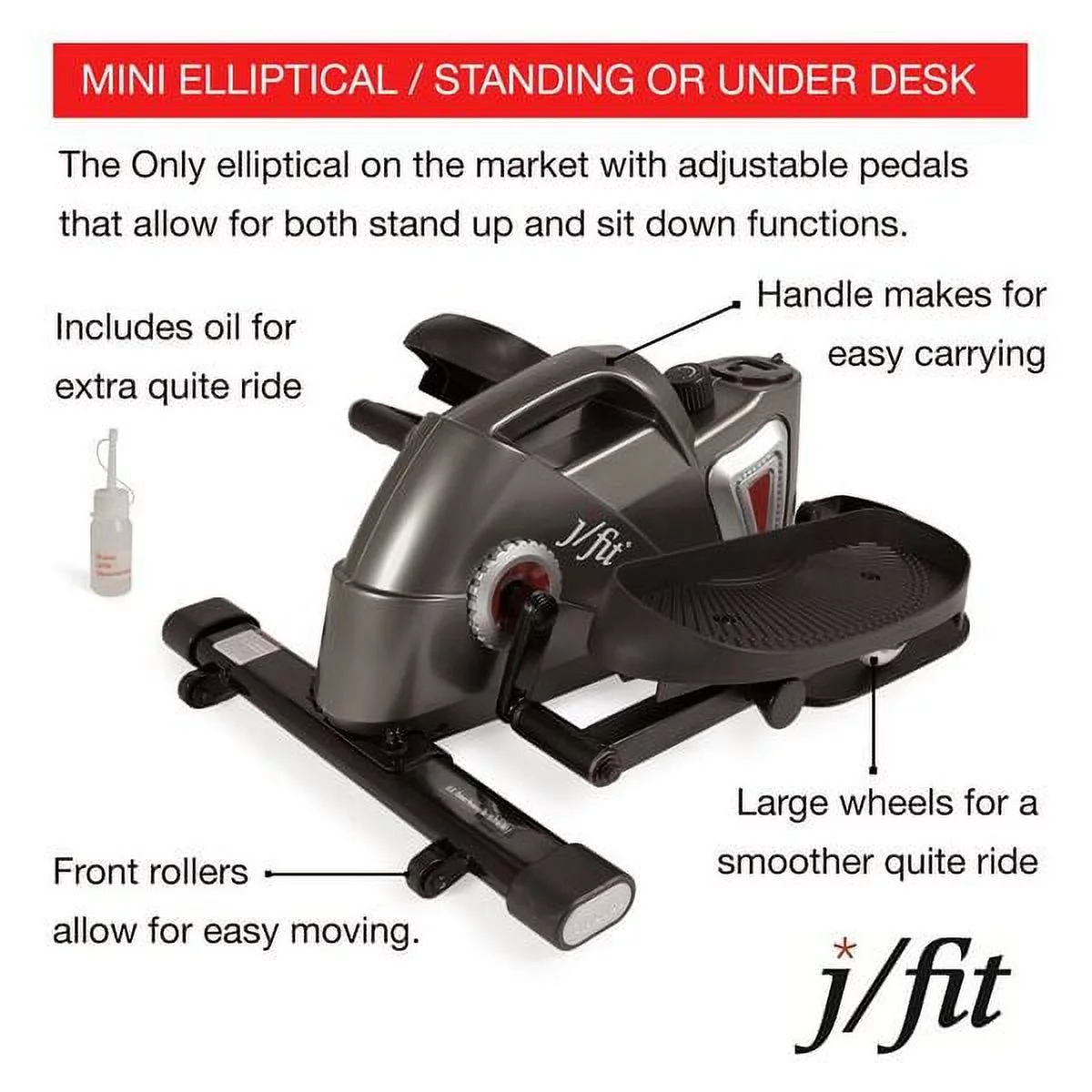 Under Desk or Standing Mini Elliptical