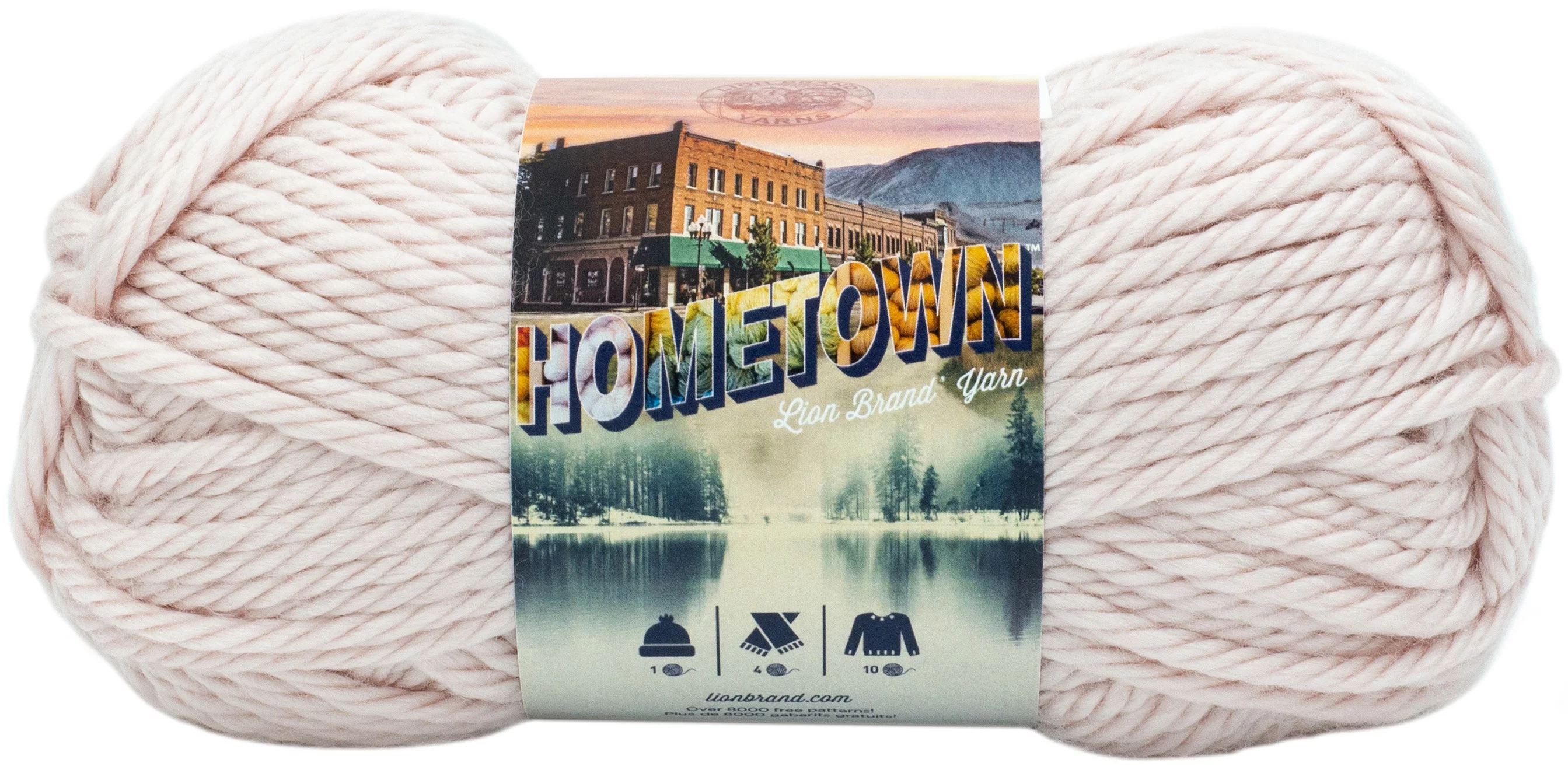 Lion Brand Yarns Hometown USA Acrylic Tampa Size Classic Bulky Yarn, 1 Each