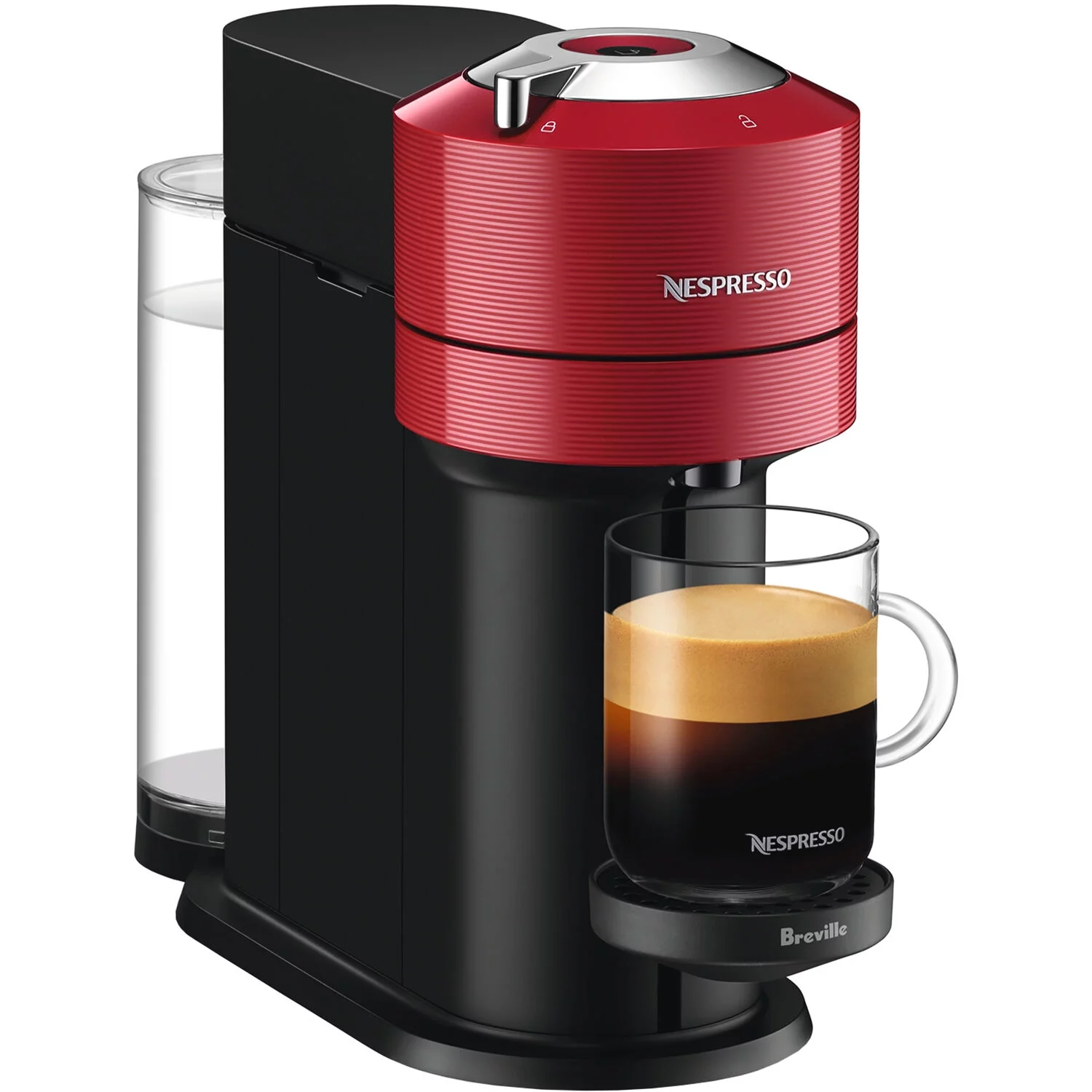 Breville Vertuo Next Coffee and Espresso Maker in Red