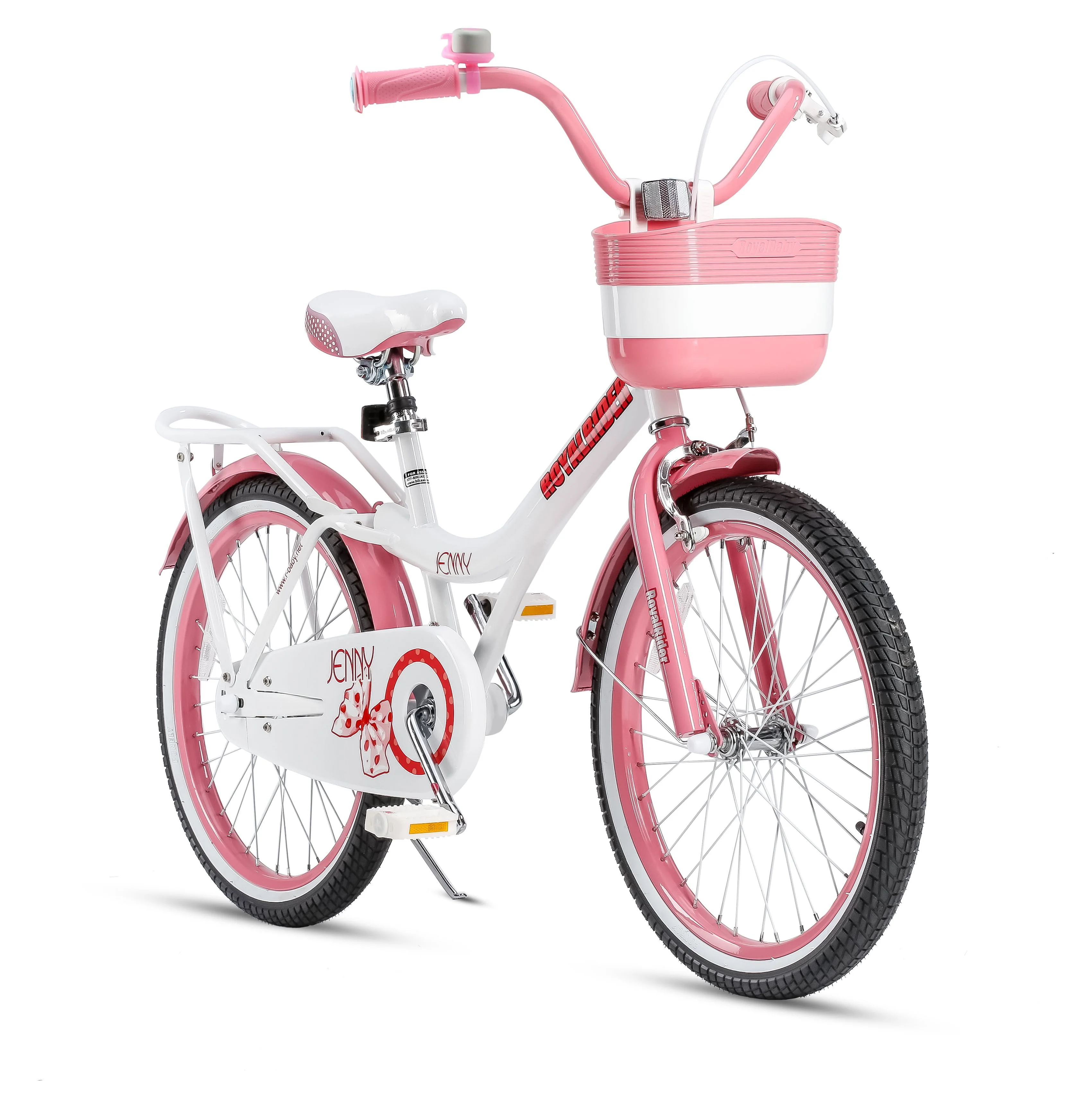 Royalbaby Jenny Princess 20 inch Girl’s Bicycle, White & Pink