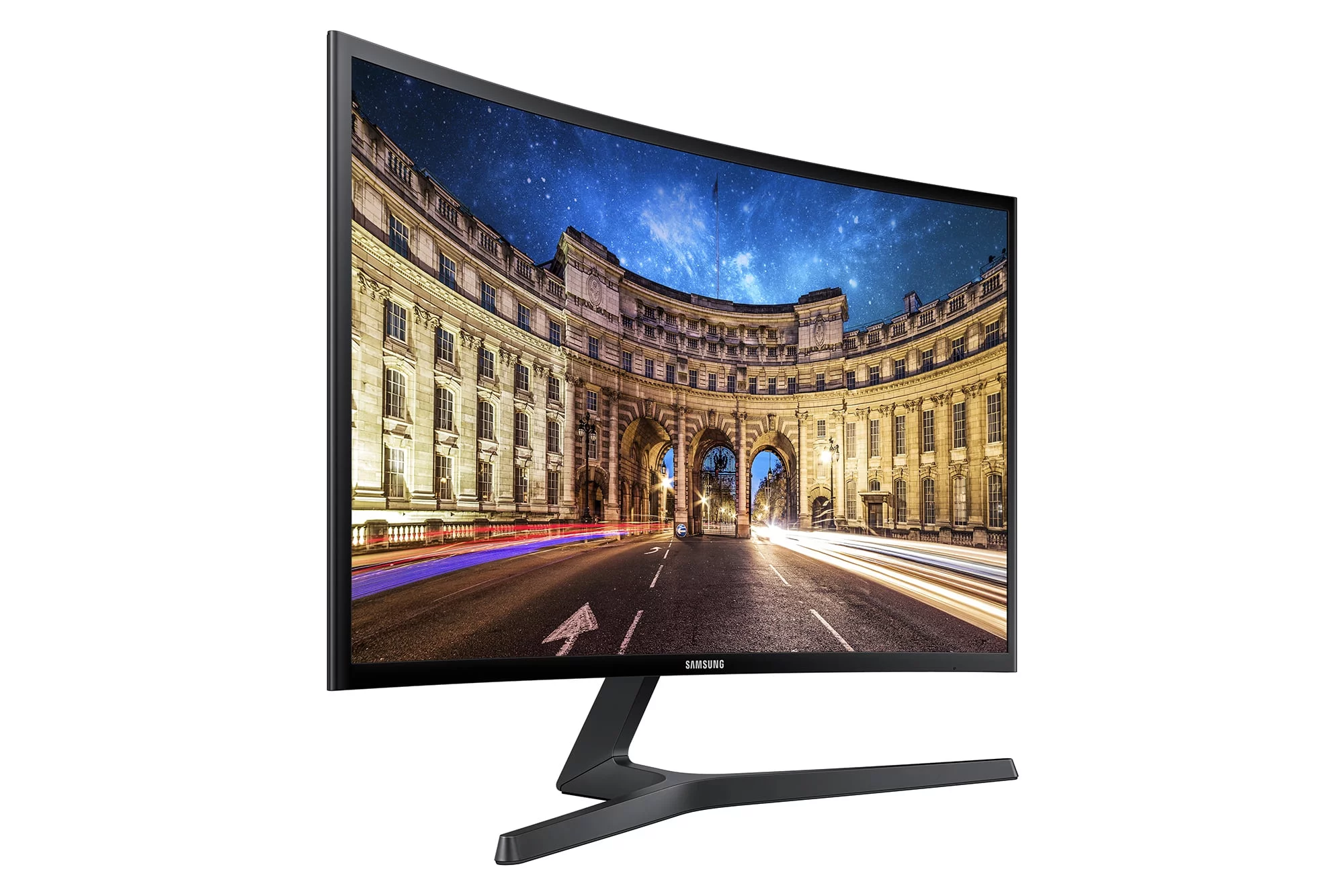 SAMSUNG 27″ Class Curved 1920×1080 VGA HDMI 60hz 4ms AMD FREESYNC HD LED Monitor – LC27F396FHNXZA