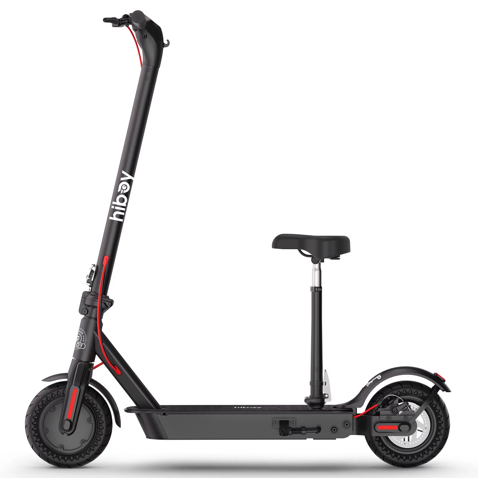 Hiboy KS4 Pro Electric Scooter with Seat Upgraded 500W Motor 19 MPH 25 Miles Long Range 10″ Honeycomb Tires Folding Commuter Escooter for Adults