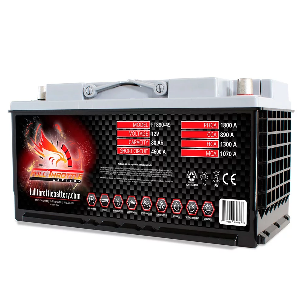 Full Throttle FT890-49 Group 49 AGM Battery