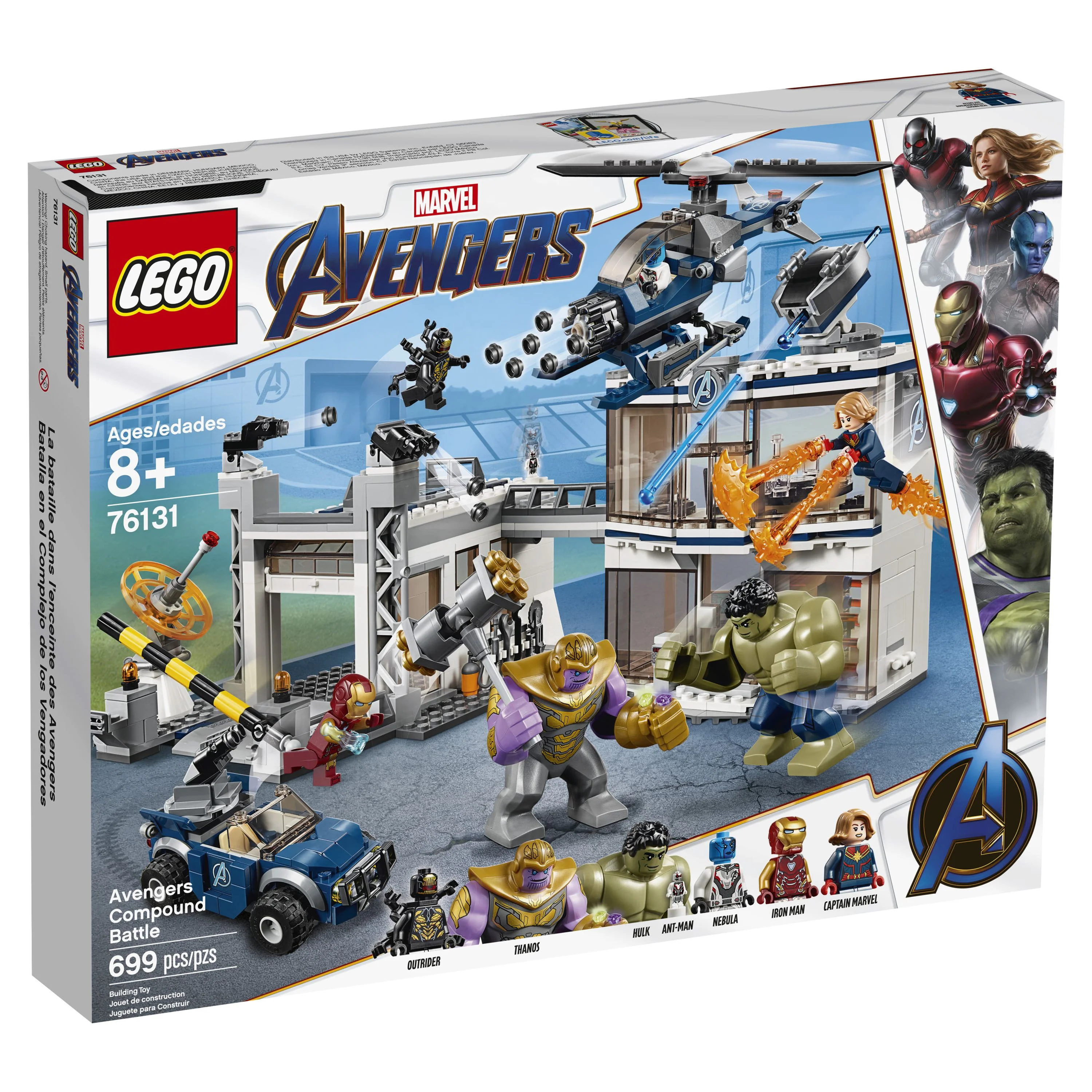 LEGO Marvel Avengers Compound Battle 76131 Building Set (699 pieces)