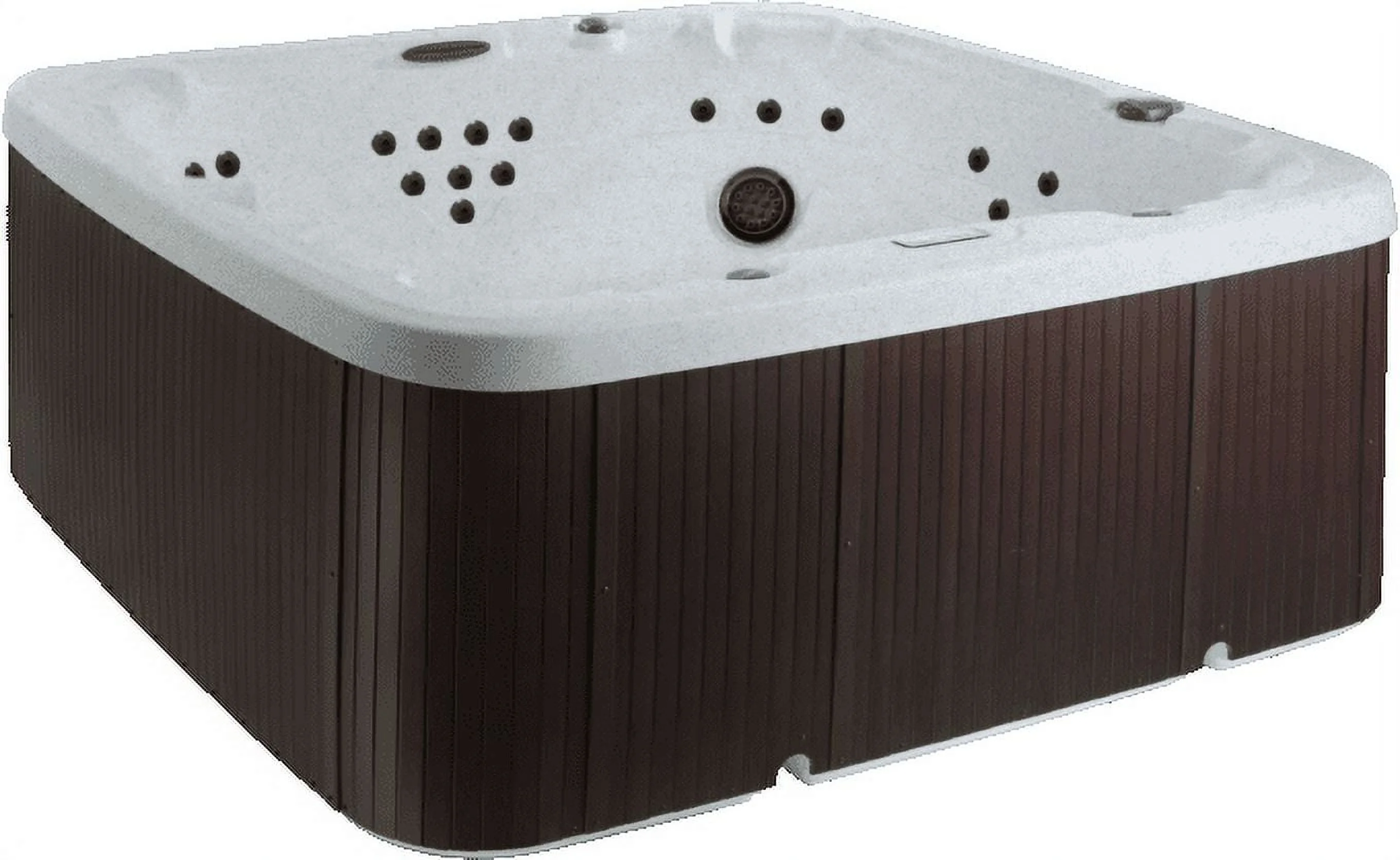 LifesmartCoronado (LS600DX) Hot Tub – 7 Person, 65-Jet, 220v Spa, Sea Salt/ Espresso Brown