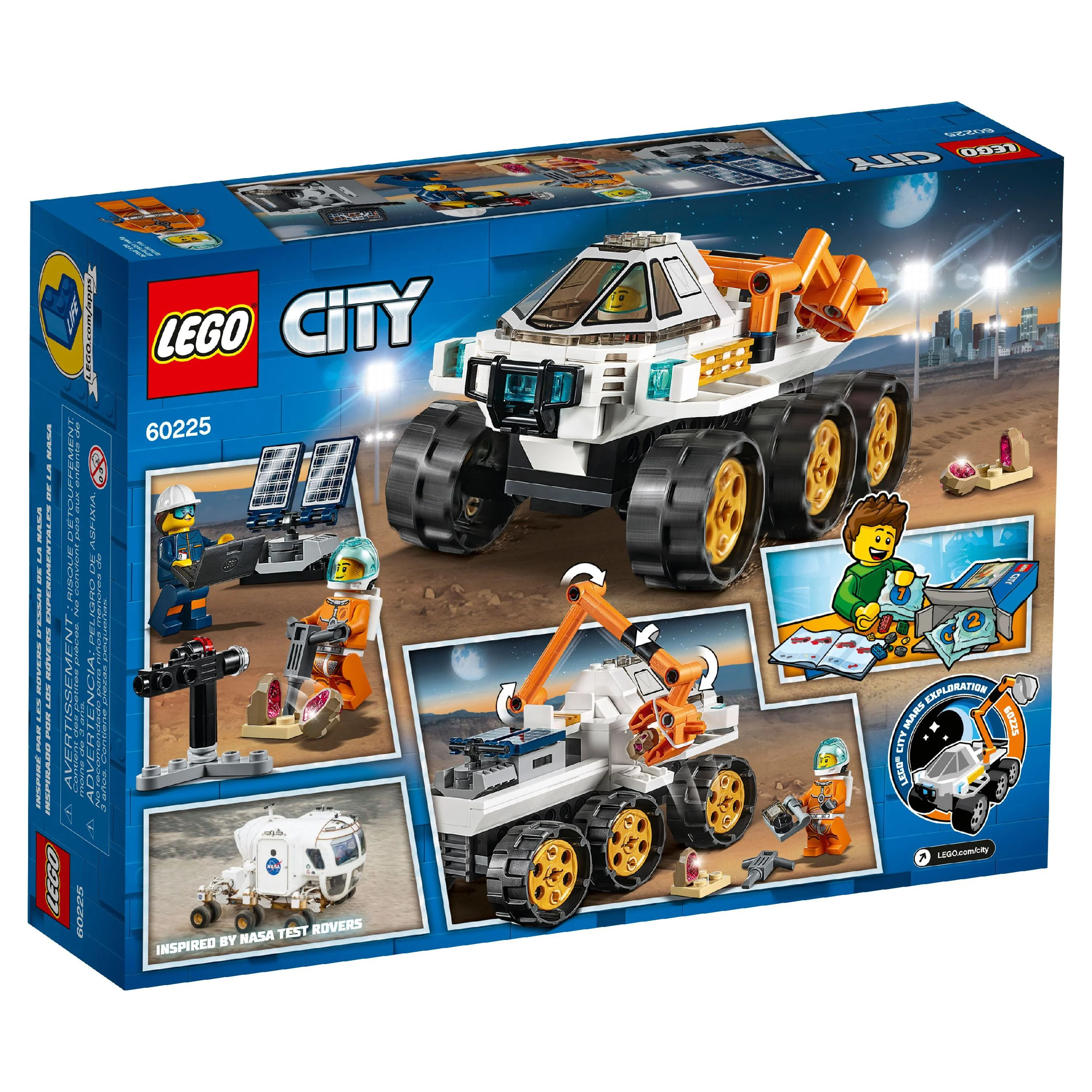 LEGO City Space Rover Testing Drive 60225 NASA-inspired Kit (202 Pieces)