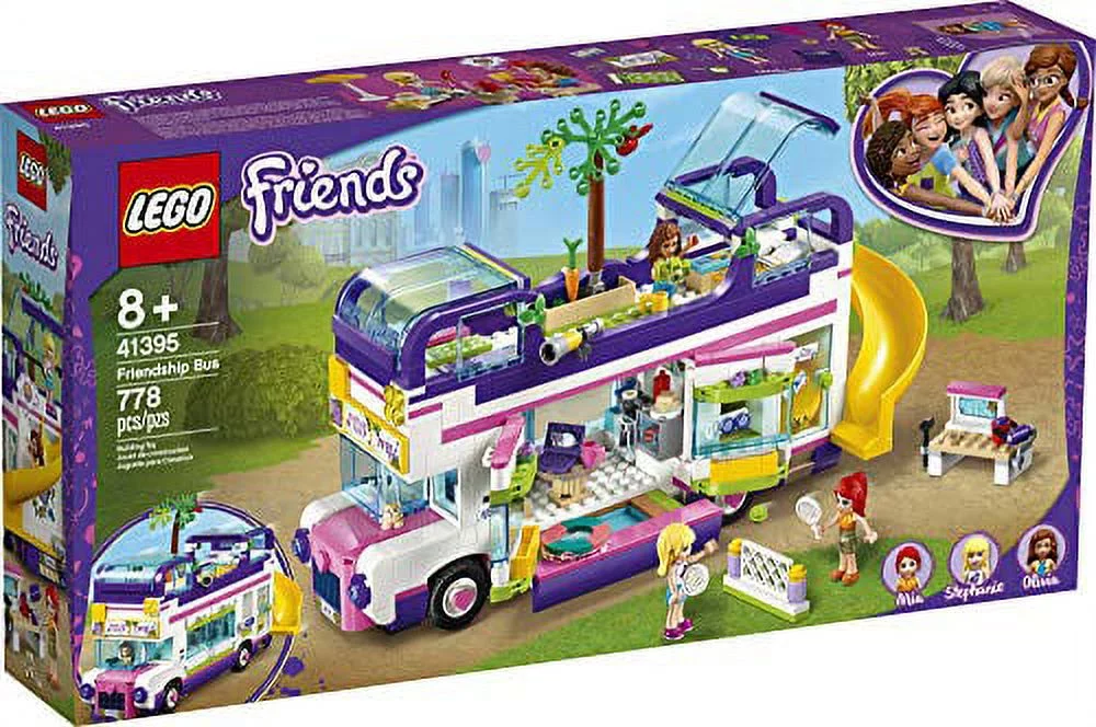 LEGO Friends Friendship Bus 41395 Heartlake City Toy Playset Building Kit Promotes Hours of Creative Play (778 Pieces)