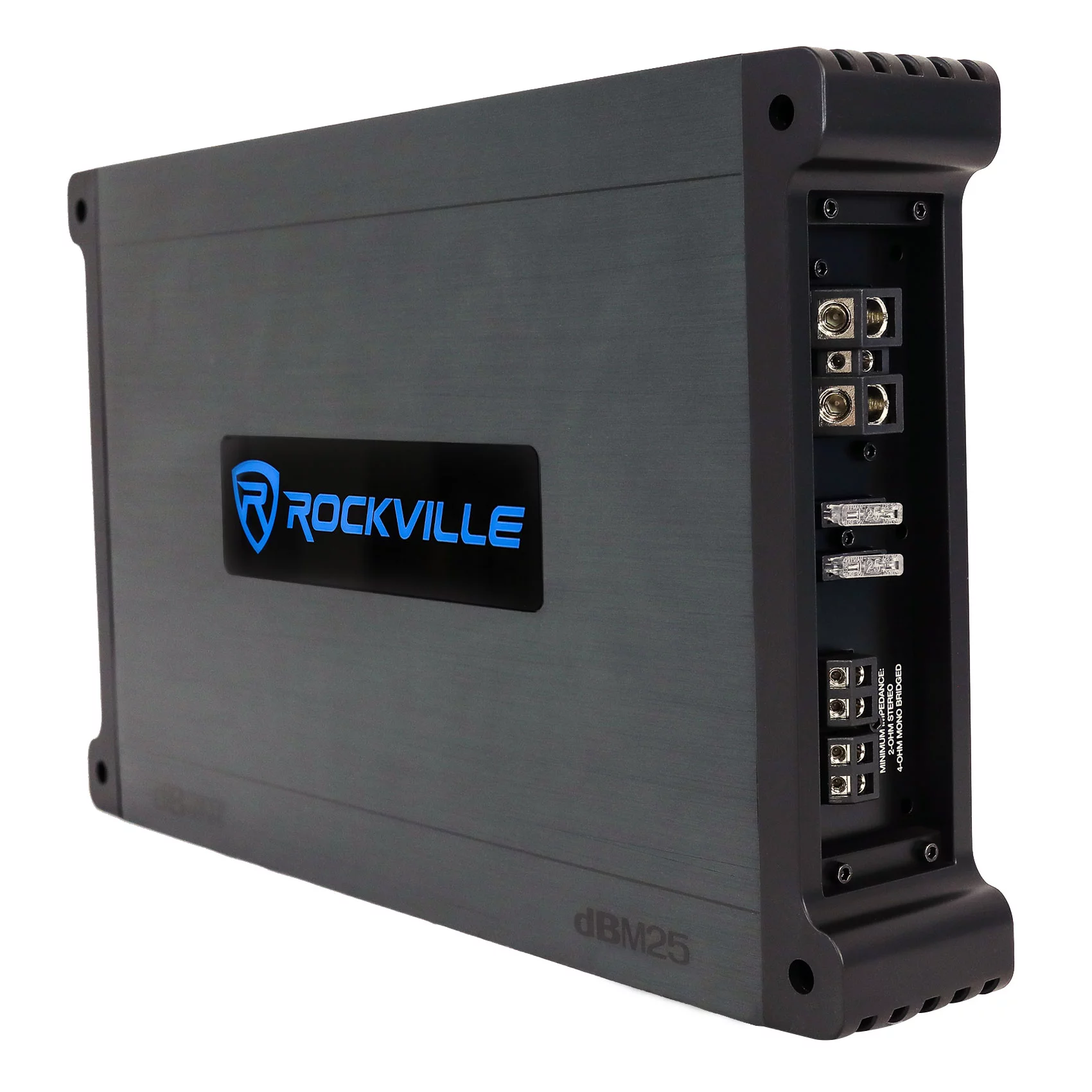 Rockville DBM25 1400 Watt 2 Channel Marine/Boat Amplifier Amp w/Silicone Covers