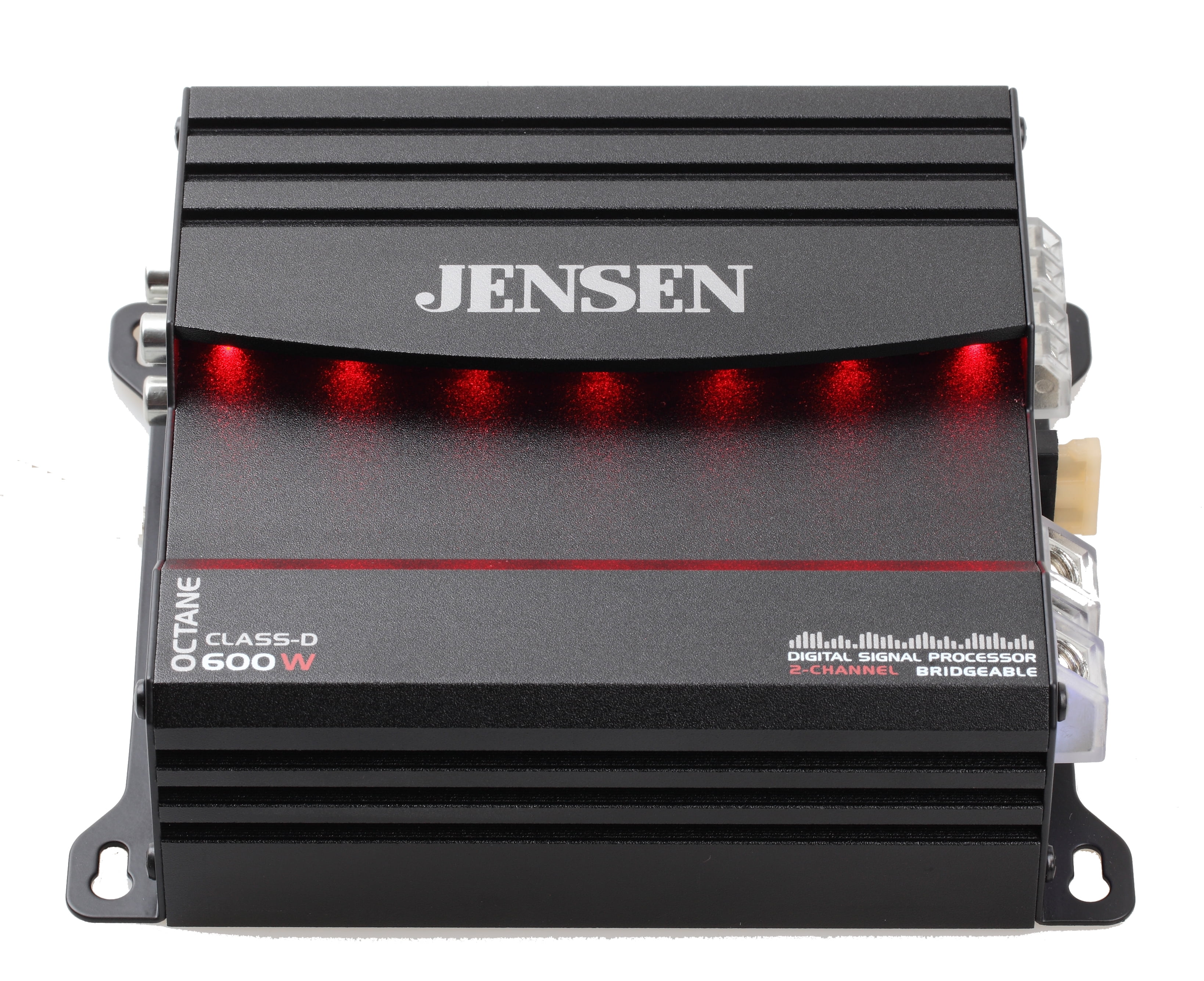 JENSEN XDA92RB Class D 2 Channel Bridgeable Amplifier with 80 Watts x 2 RMS, 600 Watts, New