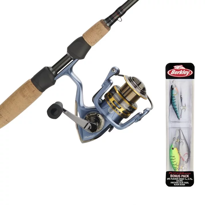 Fenwick HMX/Pflueger President Spinning Rod and Reel Combo & Bait Kit