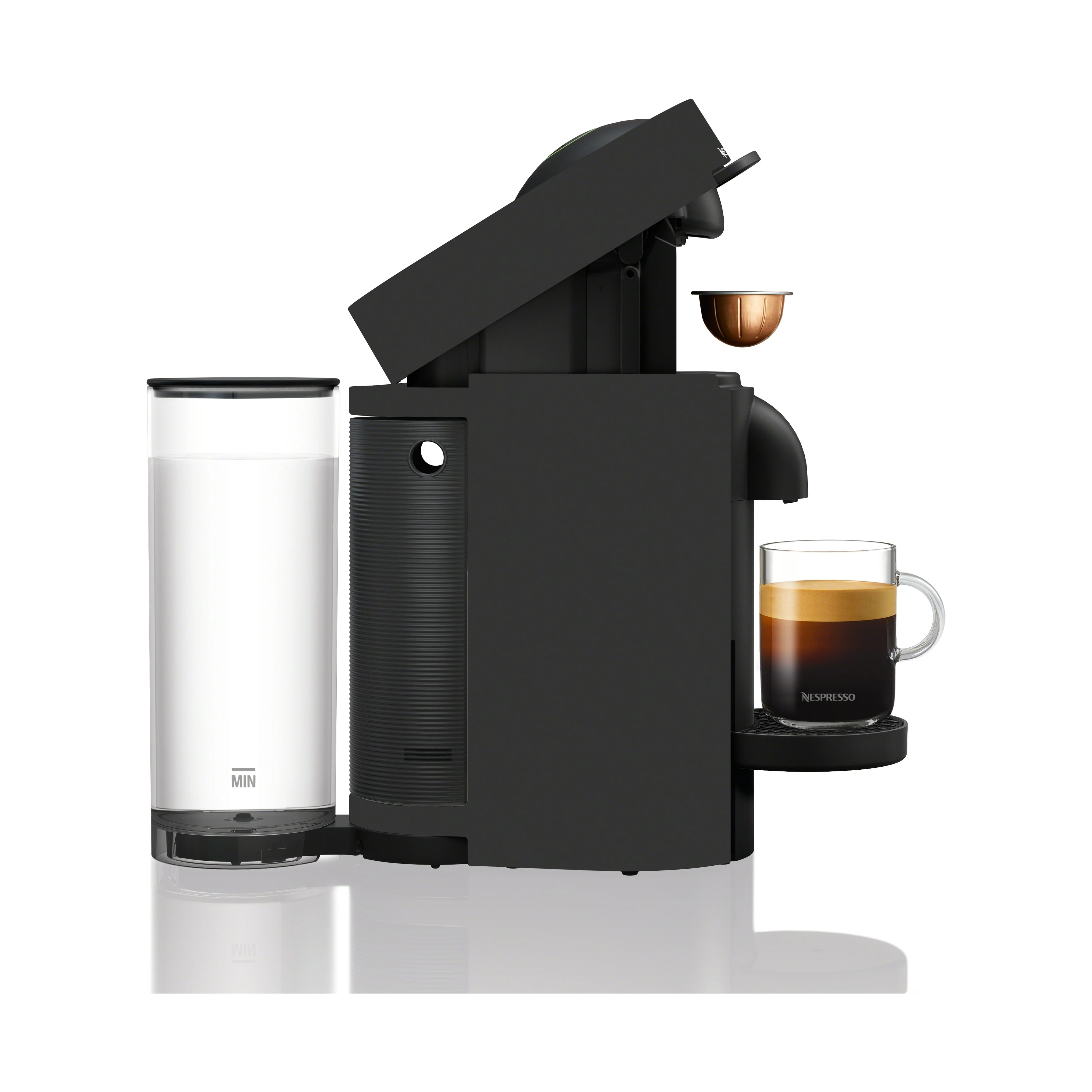 Nespresso VertuoPlus New Coffee and Espresso Machine by De’longhi, Limited Edition, Black Matte