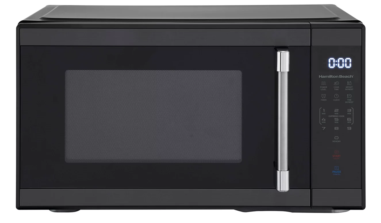 Hamilton Beach 1.1 cu ft Countertop Microwave Oven in Stainless Steel