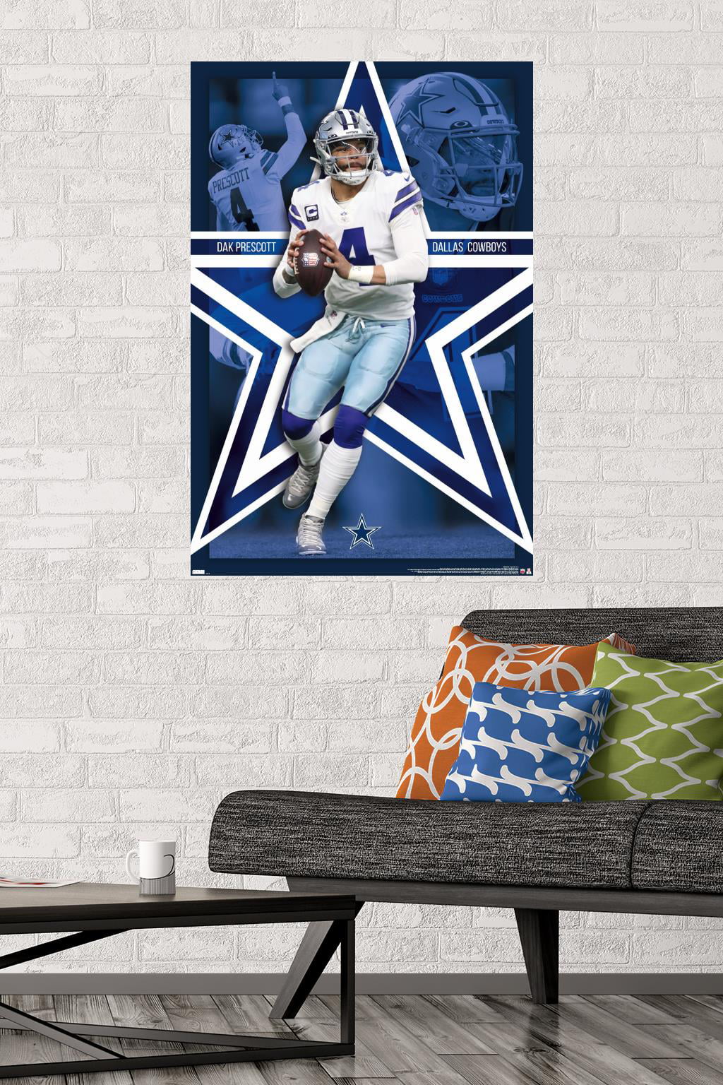 NFL Dallas Cowboys – Dak Prescott 22 Wall Poster, 22.375″ x 34″