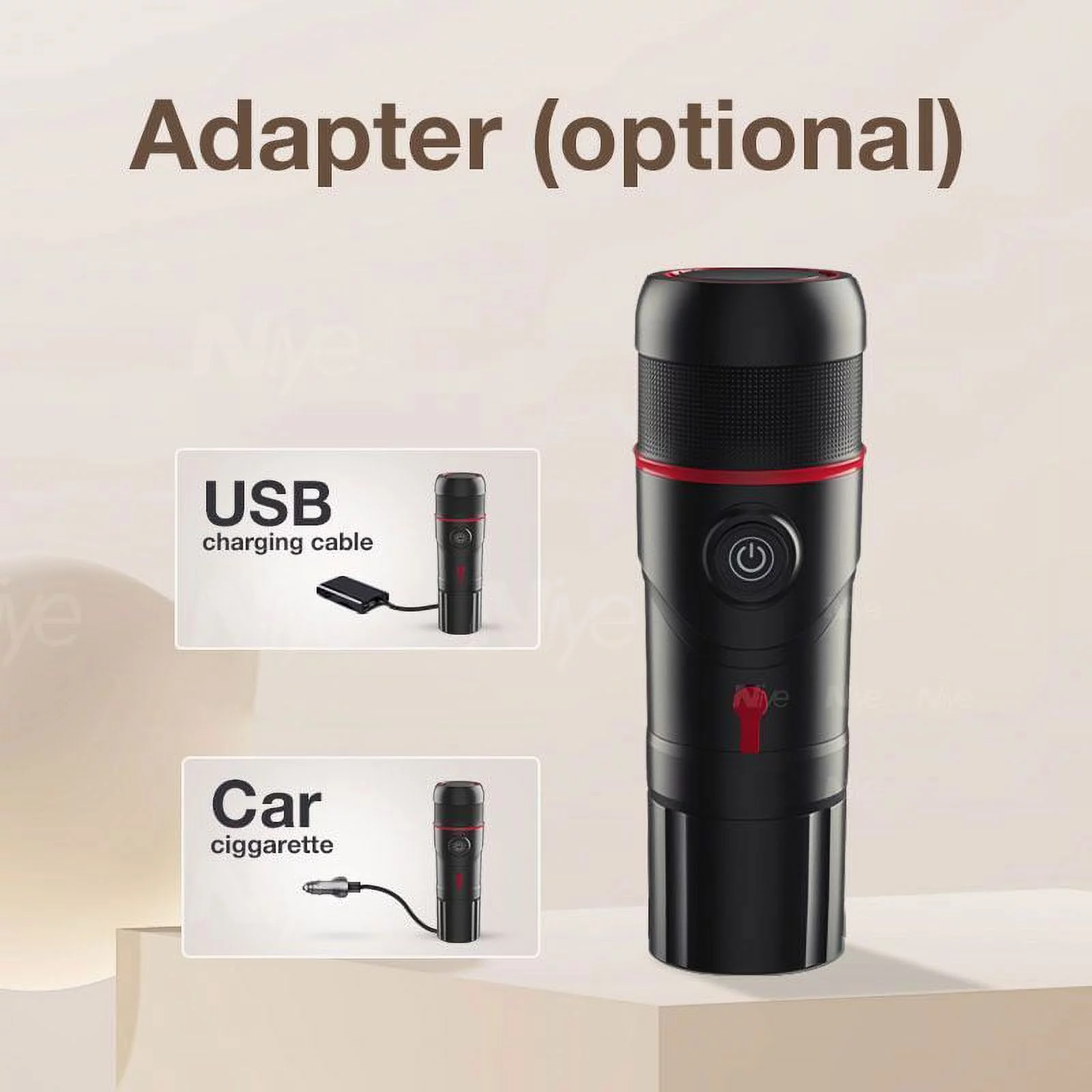 3-in-1 Portable Coffee Machine Capsule Maker for Car & Home DC 12V For Espresso Coffee For Nexpresso Dolce Pod Coffee Powder