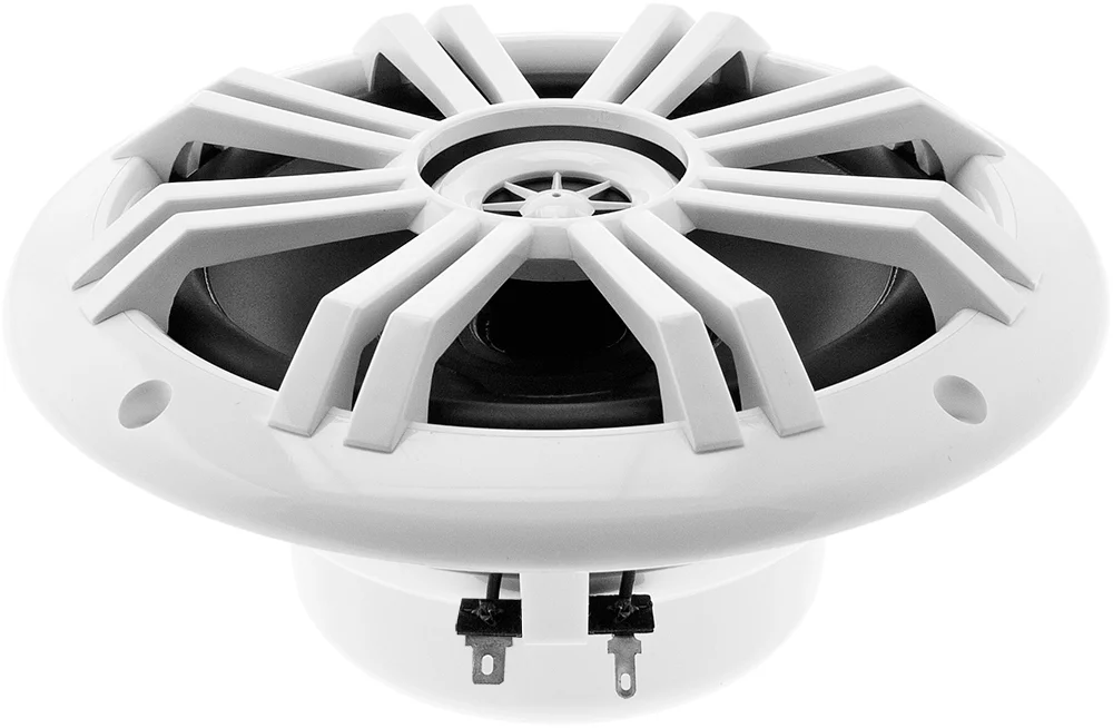 Kicker 41BKM604W 6-1/2″ KM Series 2-Way Marine Speaker White – Price is per Single Unit (1 Speaker)