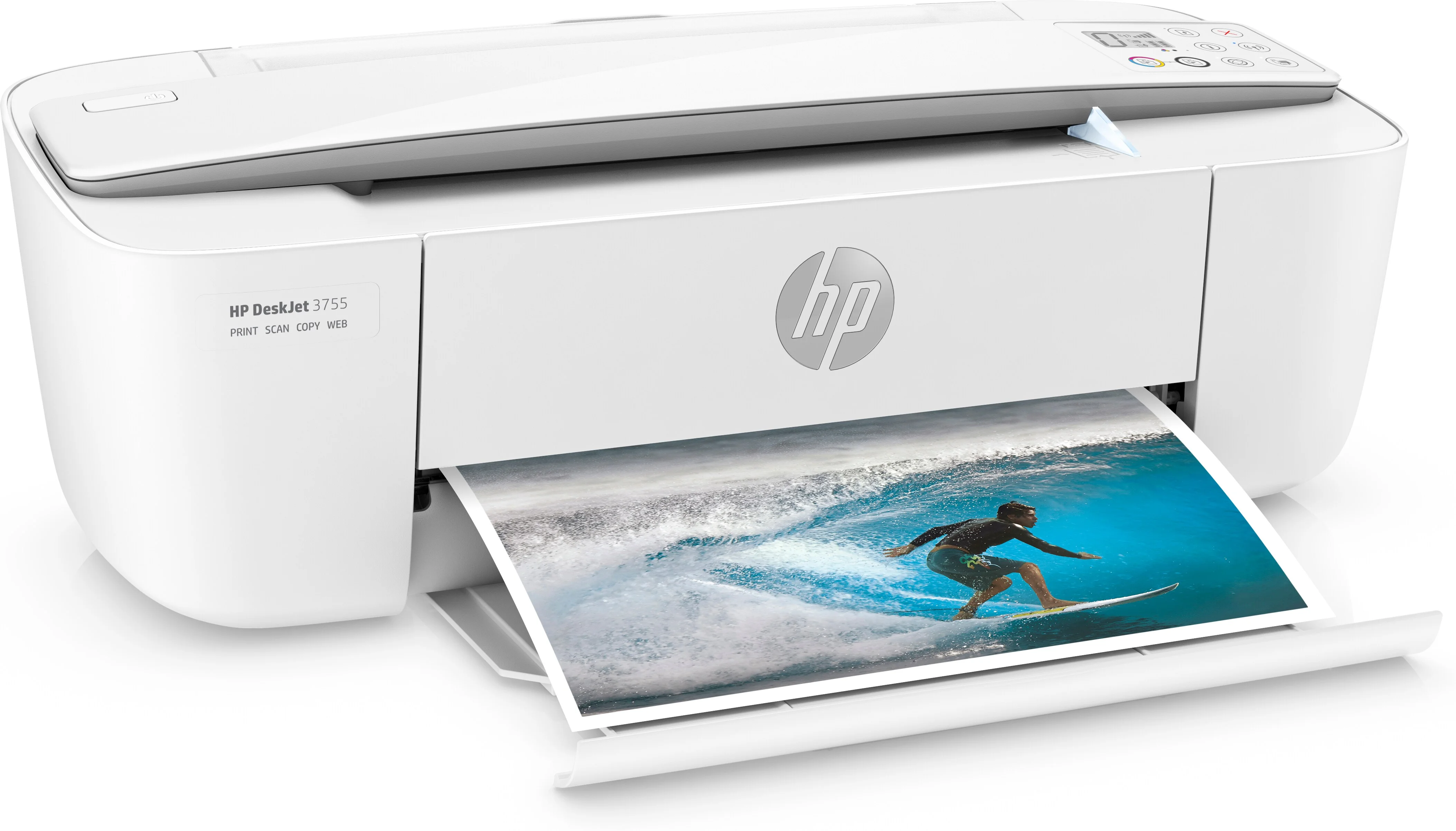 HP DeskJet 3755 All-in-One Inkjet Printer, Color Mobile Print, Copy, Scan,