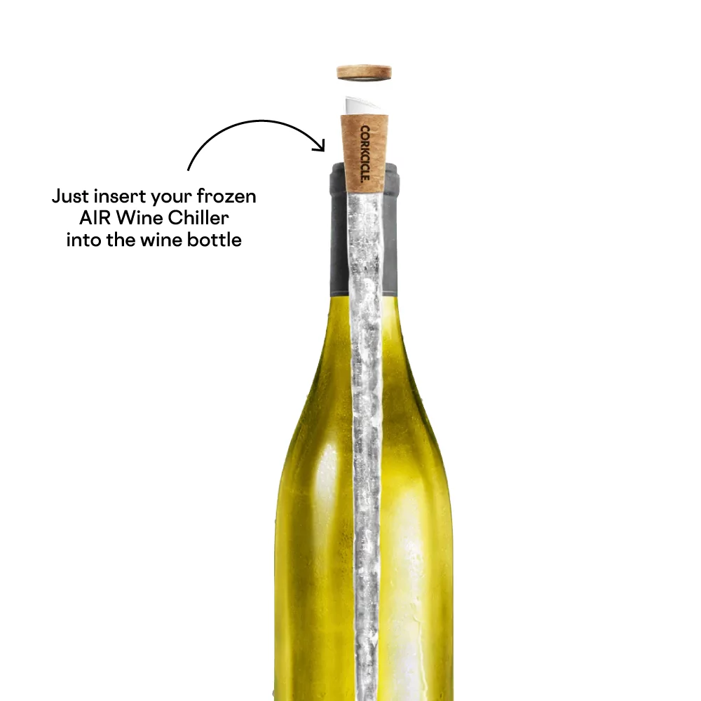 Corkcicle Air 4-in-1 Wine Chiller, Aerator, Pourer, and Stopper