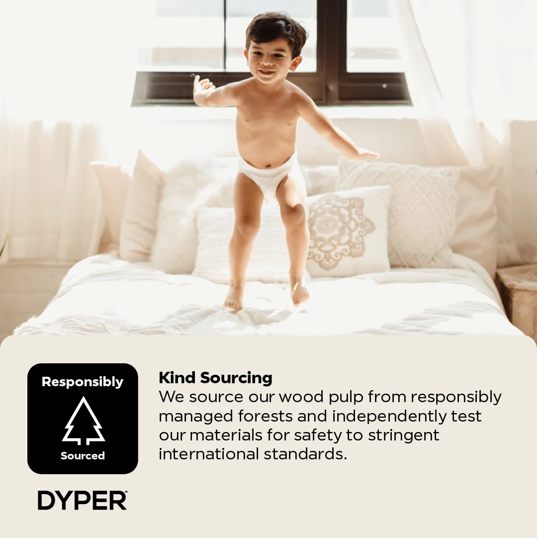 DYPER Simply Kind Diapers, Remarkably Soft, Size 3, 108 Count (Select For More Options)