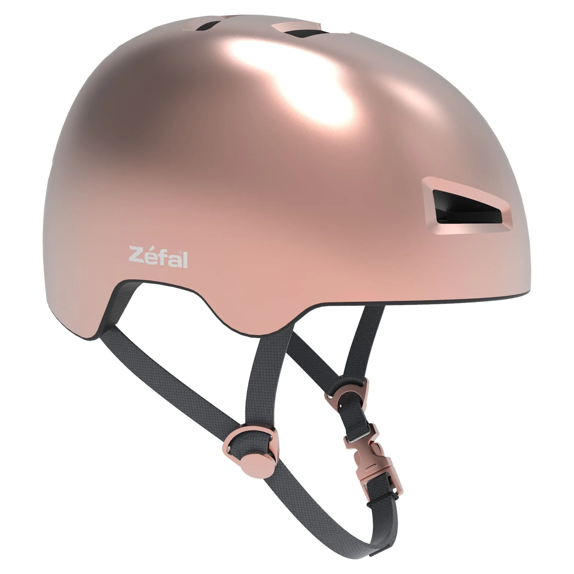 Zefal Rose Gold Light-Up Lightweight Adult Bike Helmet (Ages 14+, Unisex)