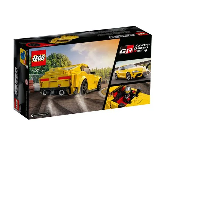 LEGO Speed Champions Toyota GR Supra 76901 Yellow Racing Car Building Set