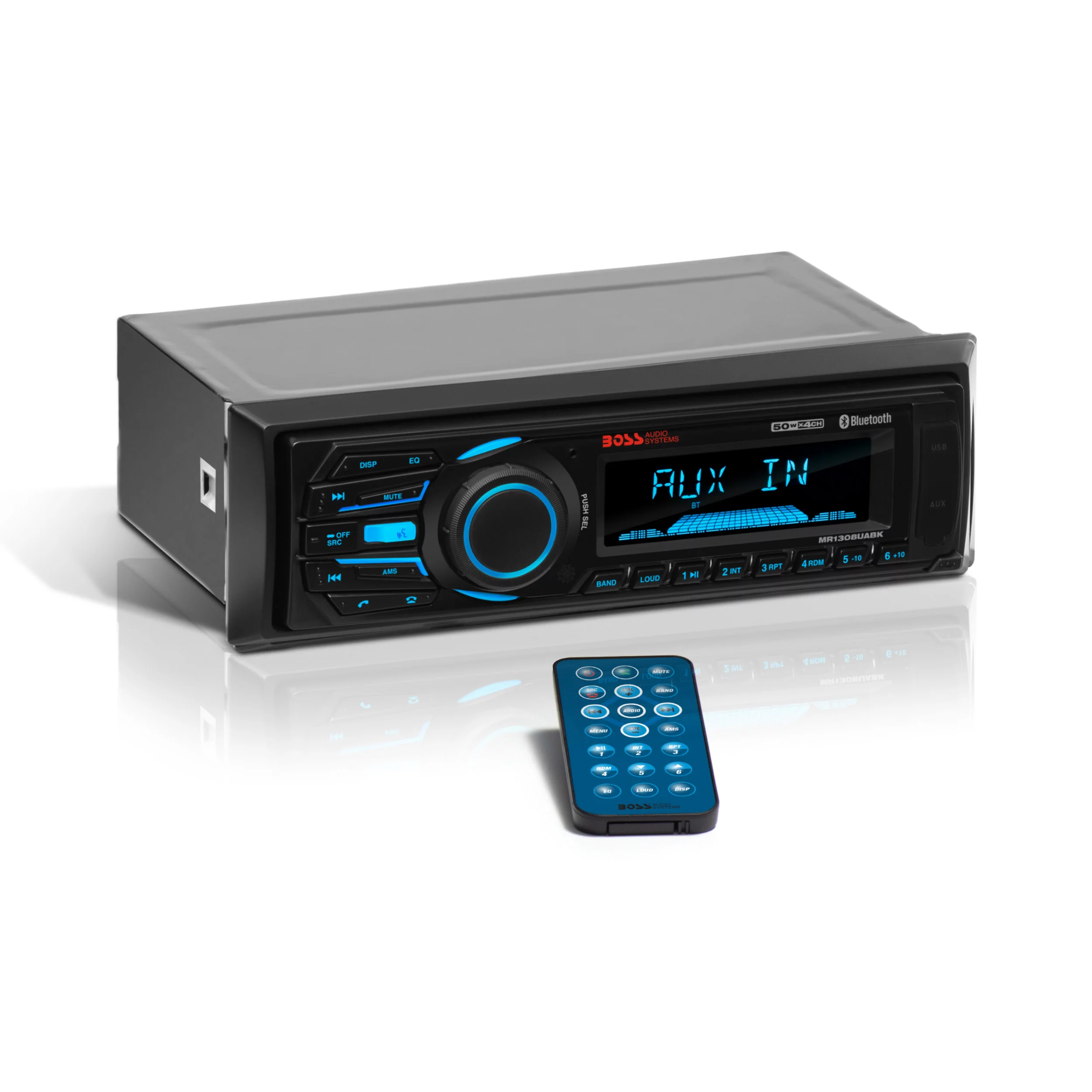 BOSS Audio Systems MR1308UABK Marine Receiver, Bluetooth, USB, SD, No CD