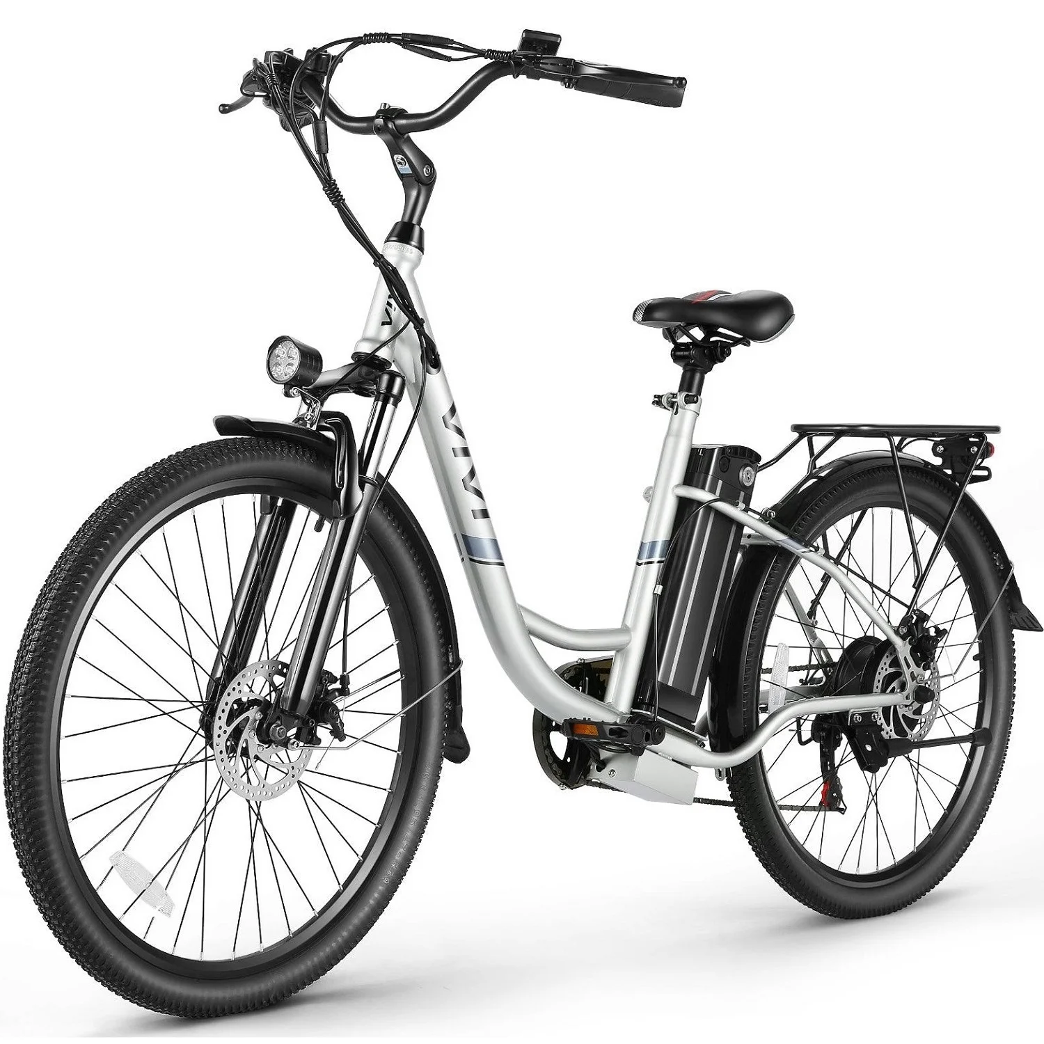 Vivi Electric Bike 26” Electric Bike for Adults 500W Electric Bike with 48V Removable Battery, Electric Commuter Cruiser Bike 20MPH & 50 Mile City Electric Bike with Cruise Control