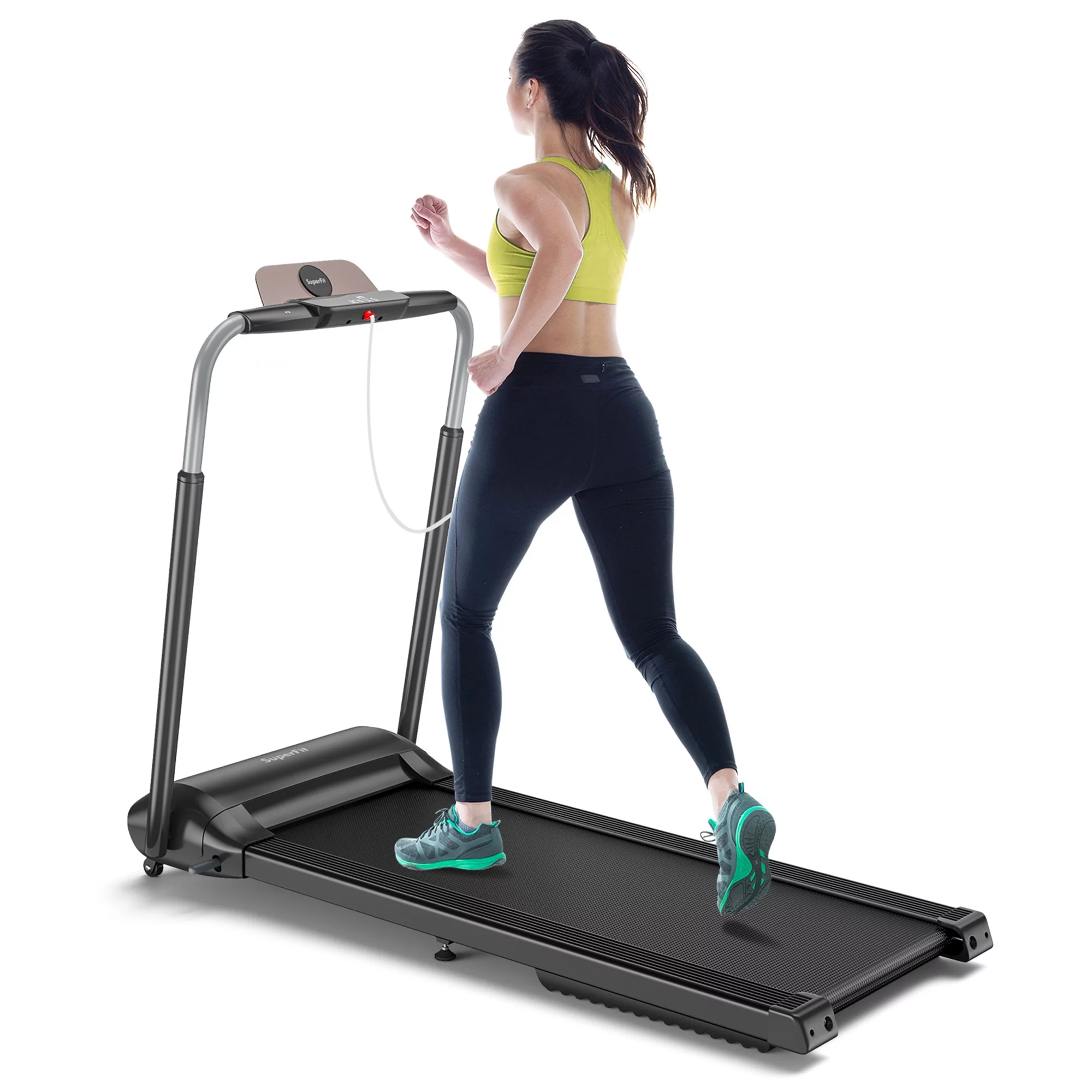 Gymax 3.0 HP Folding Exercise Treadmill Electric Walking Running Machine with LED Touch Screen