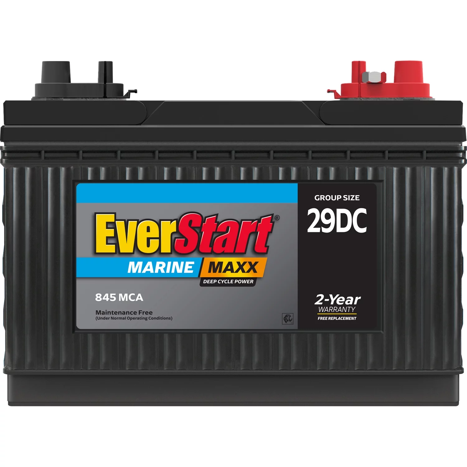 EverStart Maxx Marine Battery, Group Size 29DC 12 Volt, 845 CCA