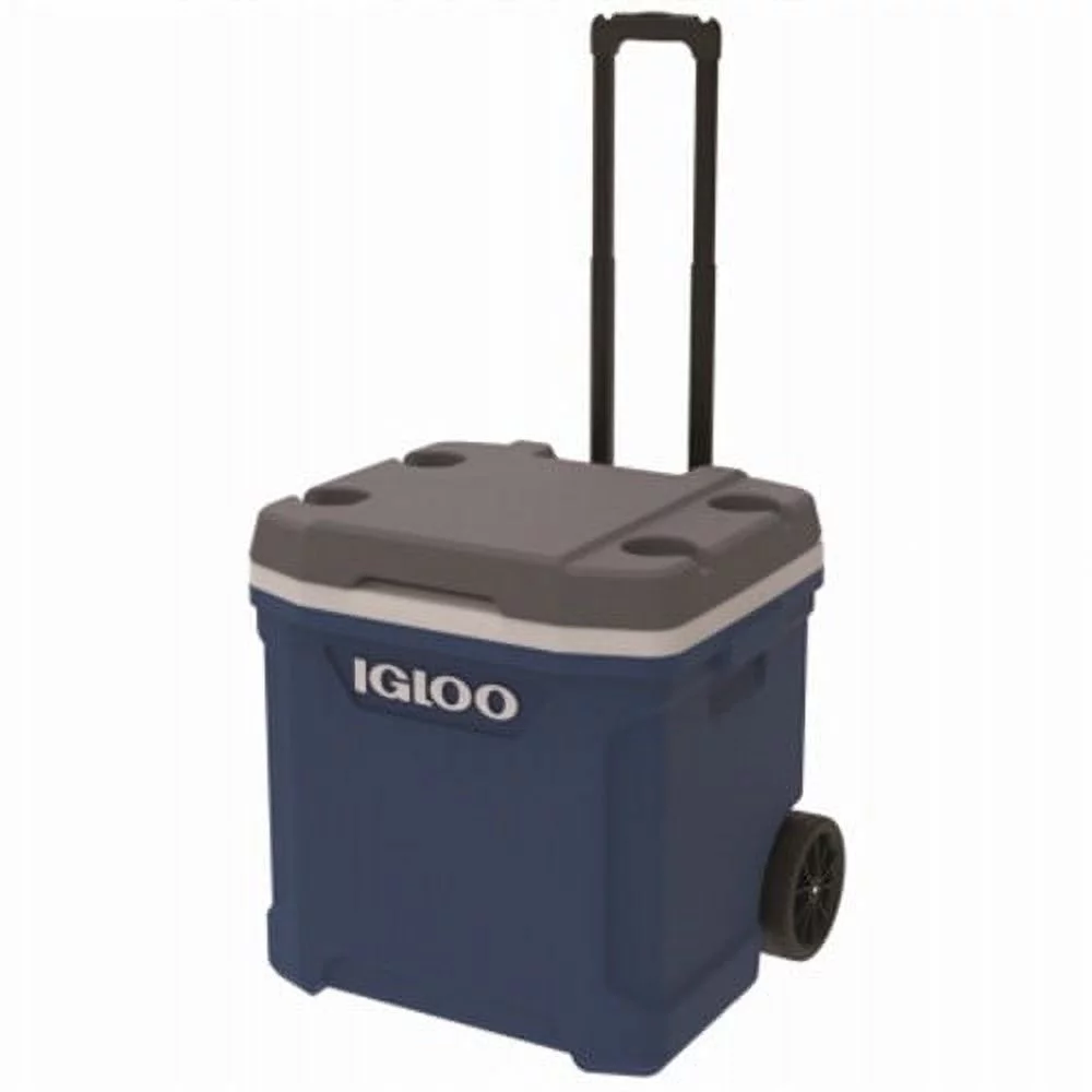 Igloo 8082801 60 qt. Latitude Roller Cooler, Blue