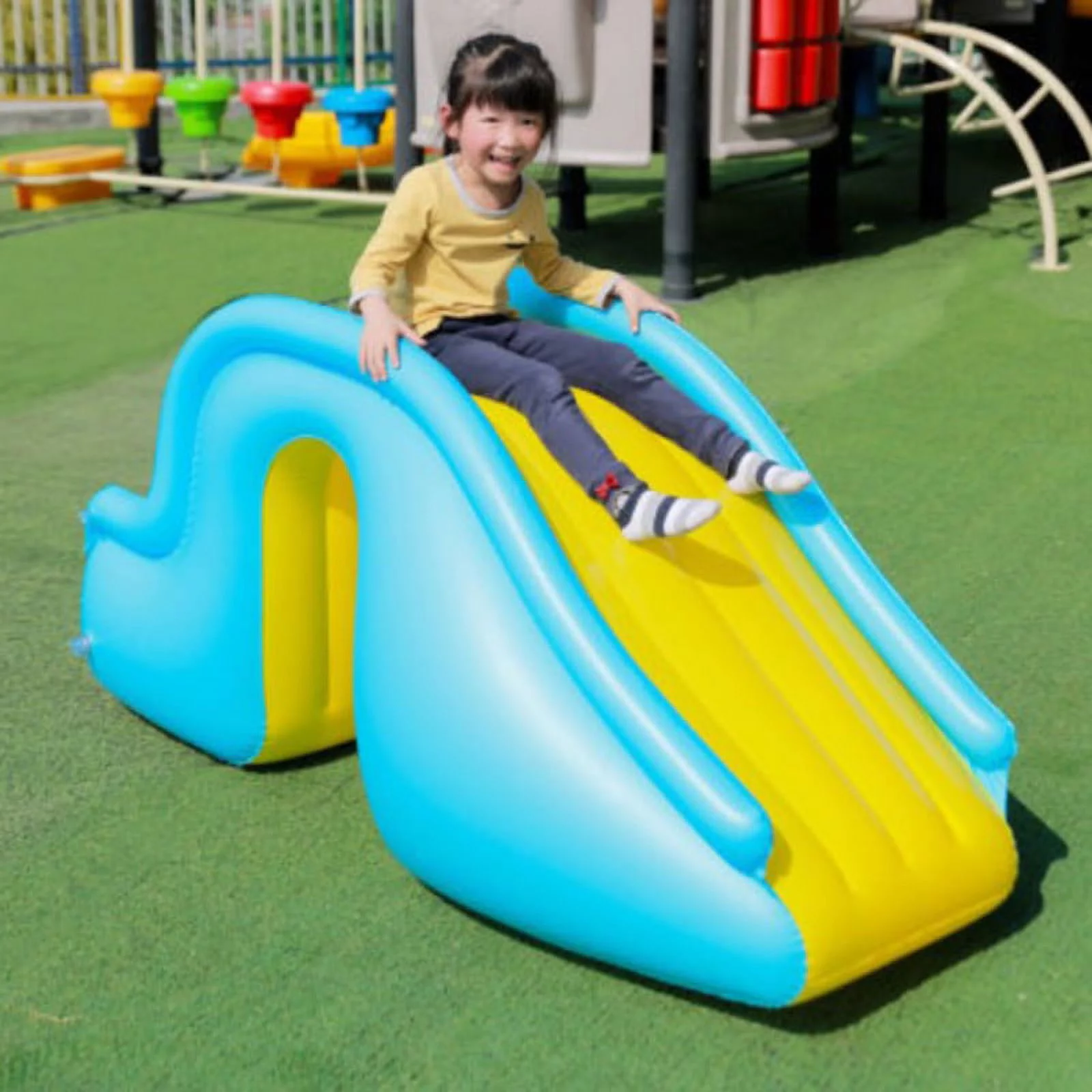 Inflatable Water Slide Durable Water-Proof Wear Resistant Long Lasting Multifunction Safe Suit for Indoor Outdoor