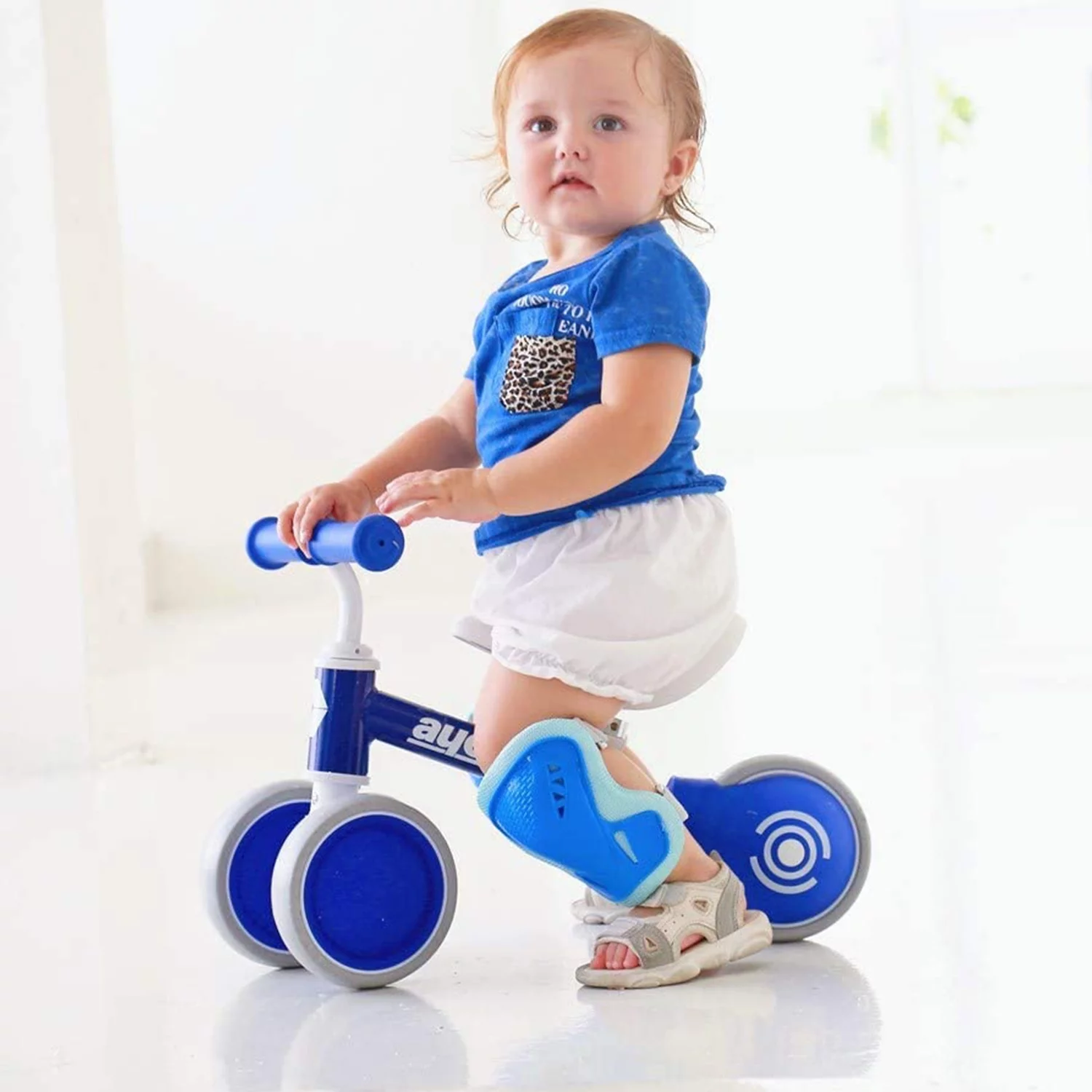 CIPACHO 19″ Baby Balance Bike Toys for 1 Year Old Boy Gifts Toddler Bike 1st First Birthday Gifts Baby Toys Tricycles for 1-3 Year Olds, Blue