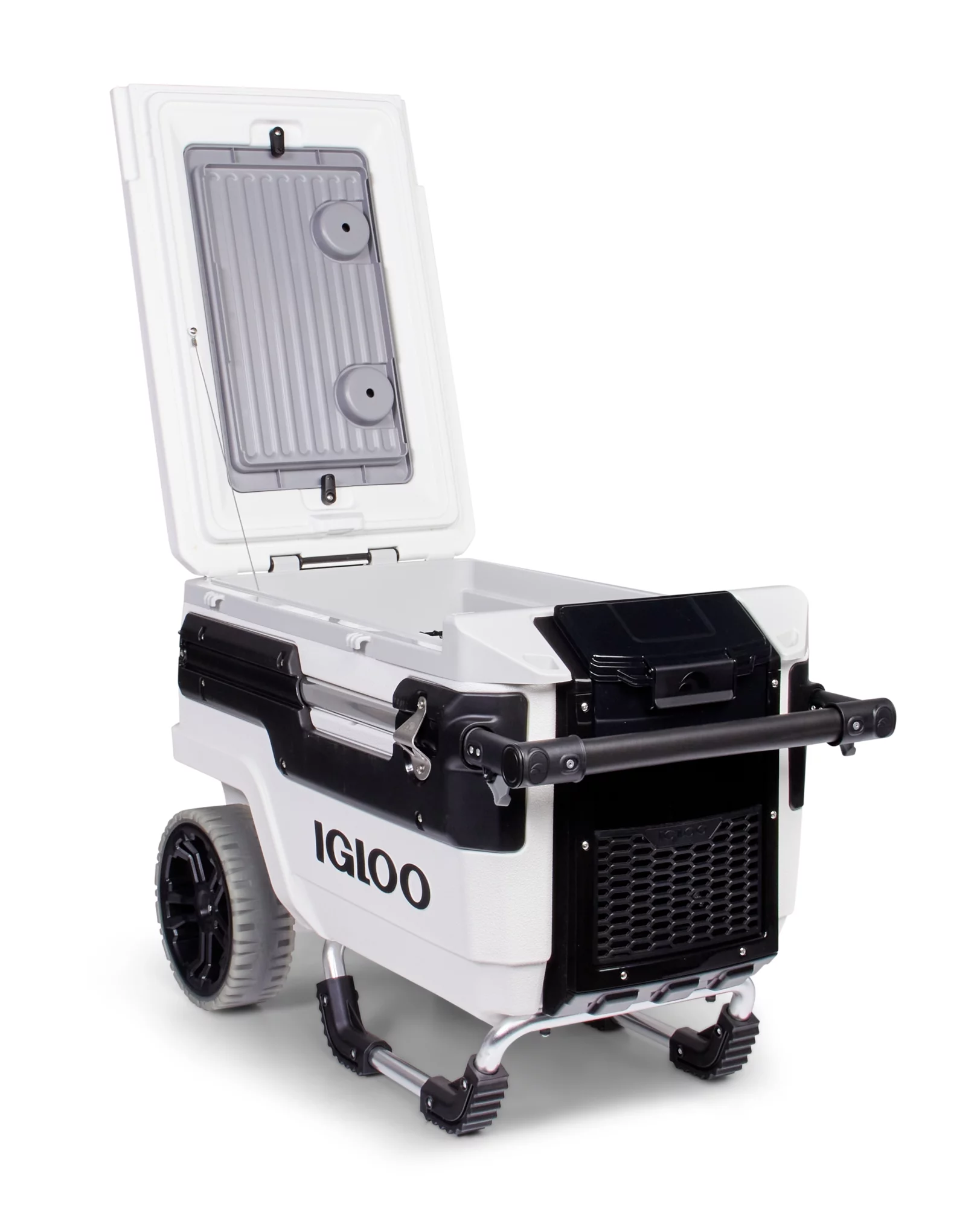 Igloo Trailmate Marine 70 Qt., Wheeled Cooler, White and Black