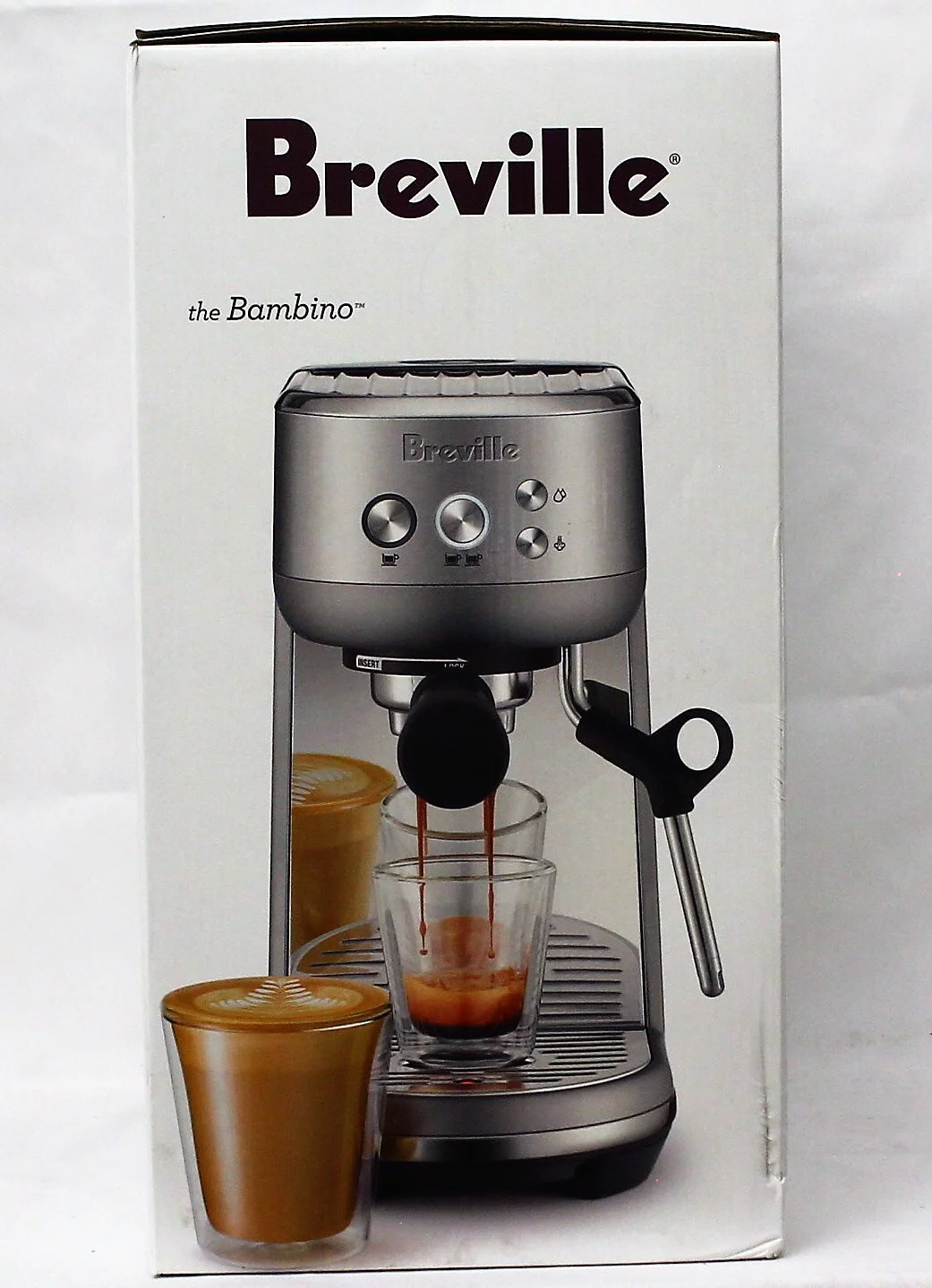 Breville BES450BSS1BU Bambino™ Brushed Stainless Espresso Machine