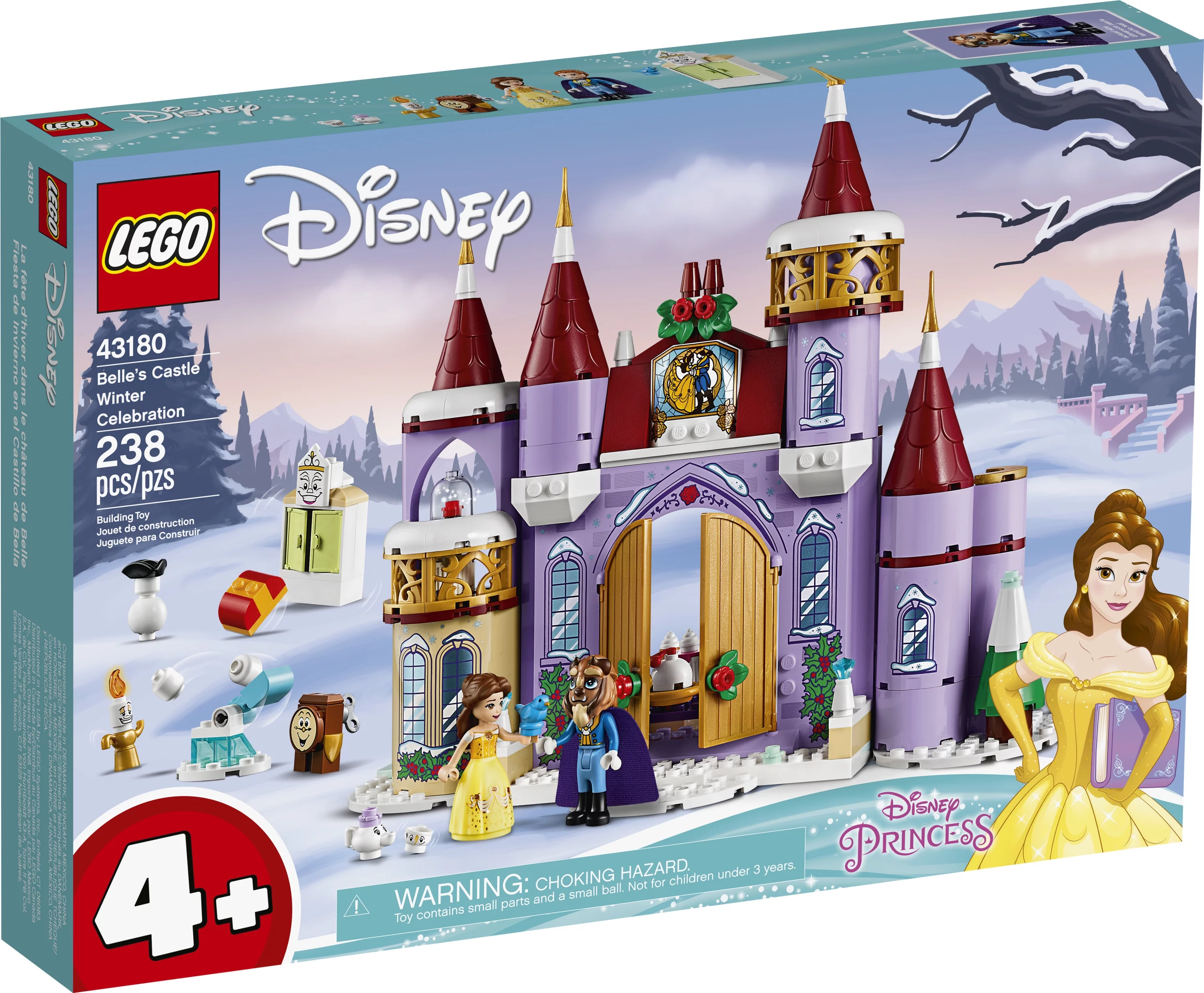 LEGO Disney Princess Series – Beauty and the Beast – Belle’s Castle Winter Celebration 43180