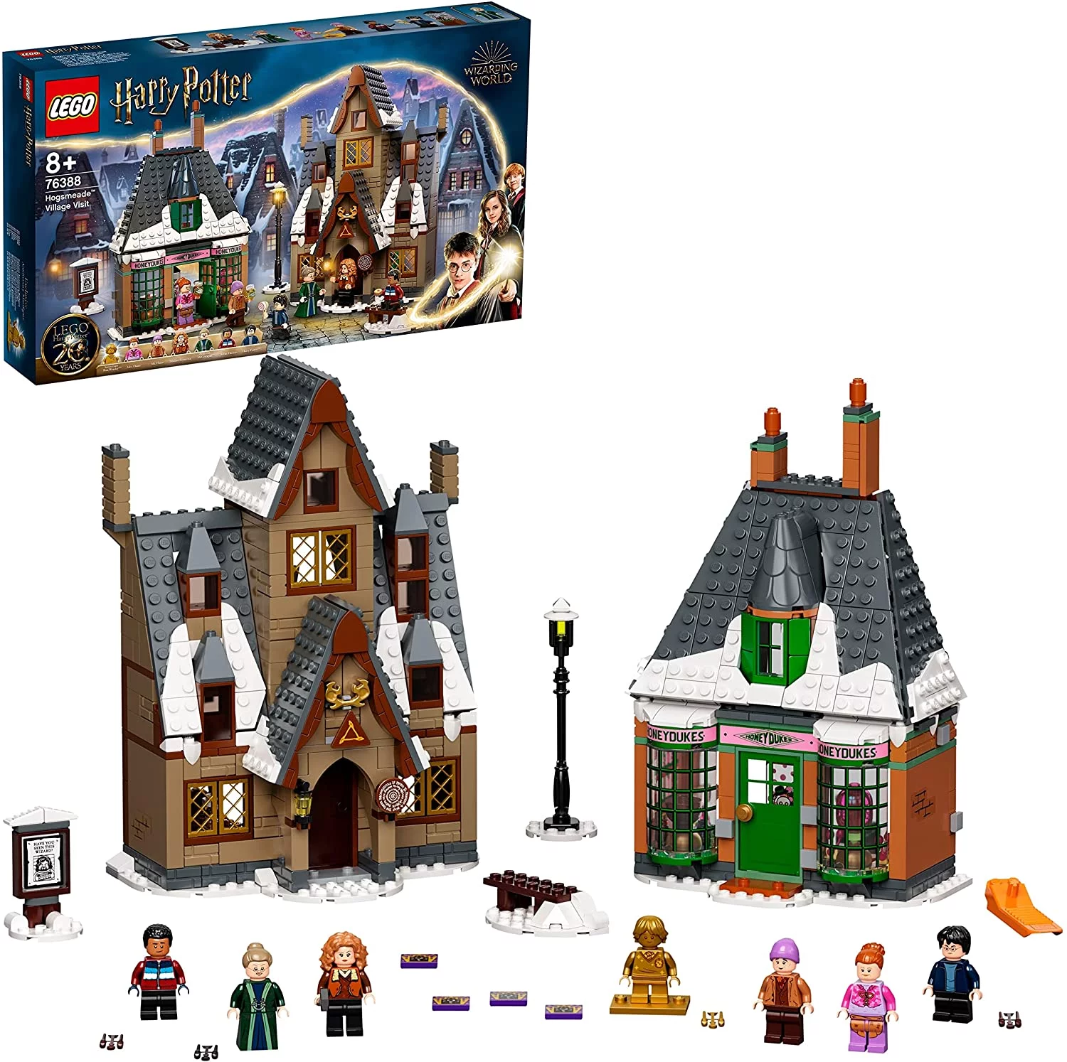 LEGO Harry Potter Hogsmeade Village 76388 Building Set (851 Pieces)