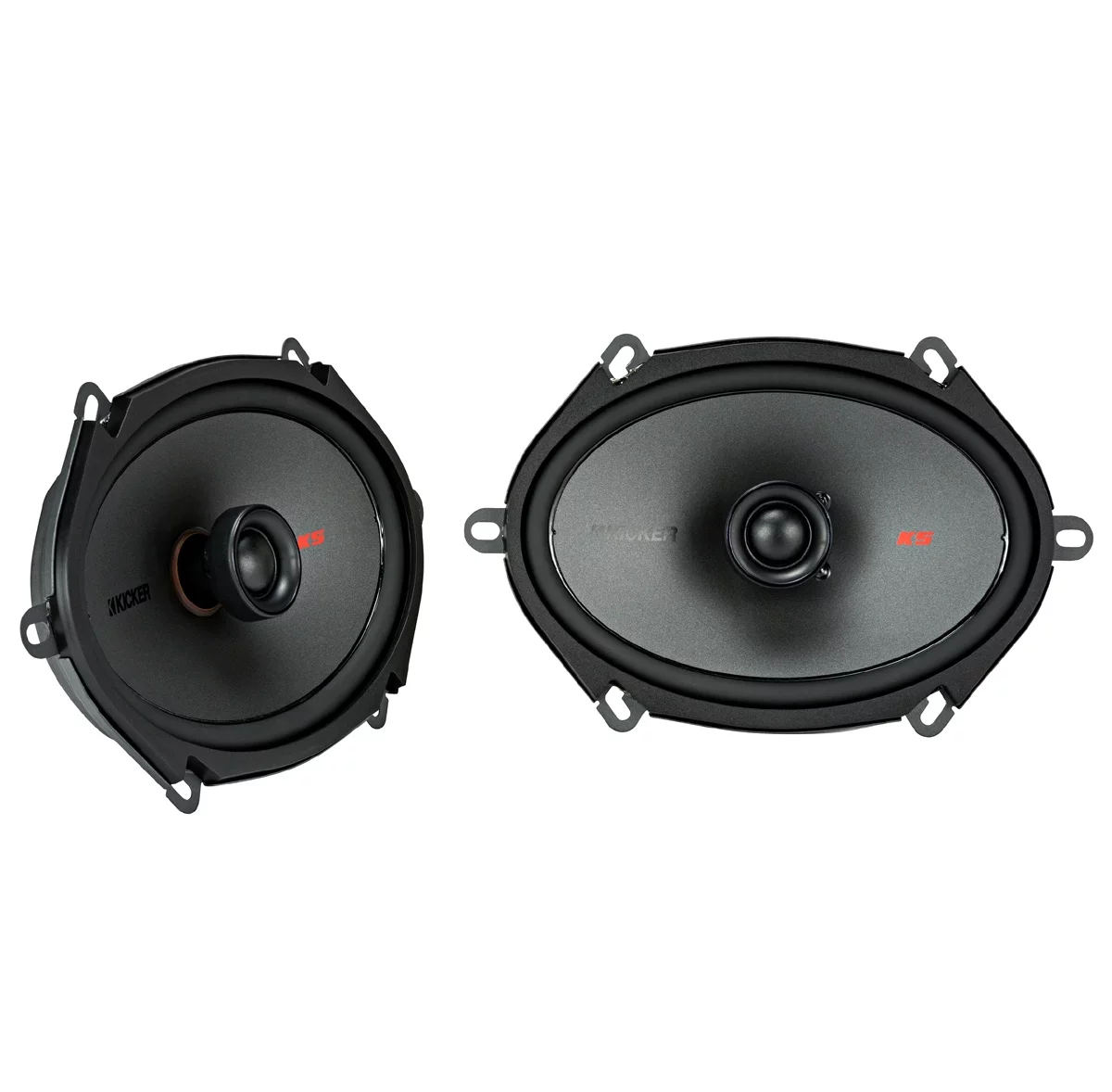 KICKER 44KSC6804 6×8″ (160x200mm) Coax Spkrs w/.75″(20mm) tweeters, 4ohm, RoHS Compliant