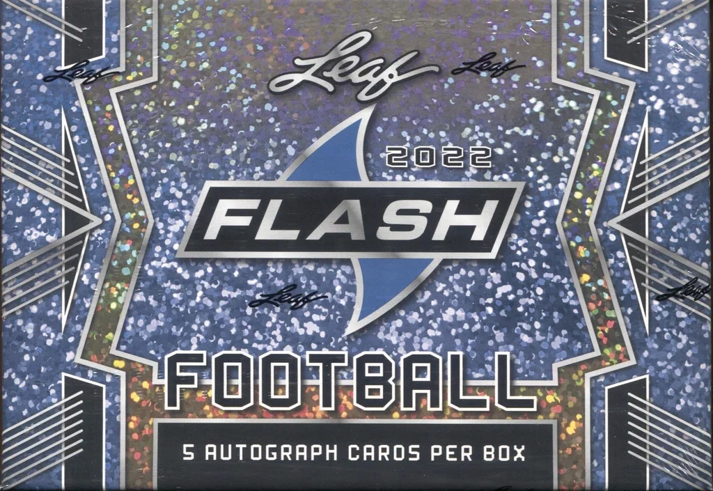 2022 Leaf Flash Football Hobby Box