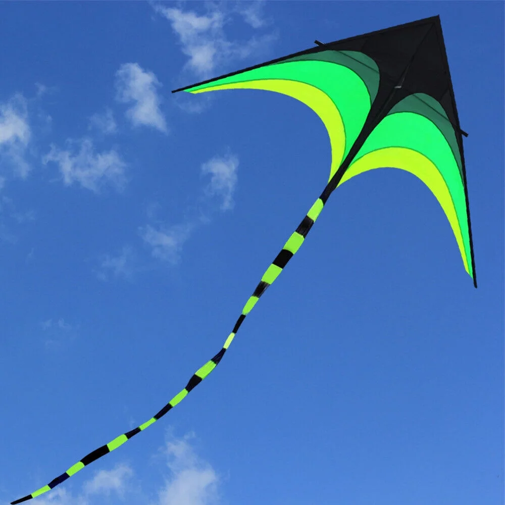 9.2-foot-wide giant kite with 100-foot tail and 328-foot string for children and adults