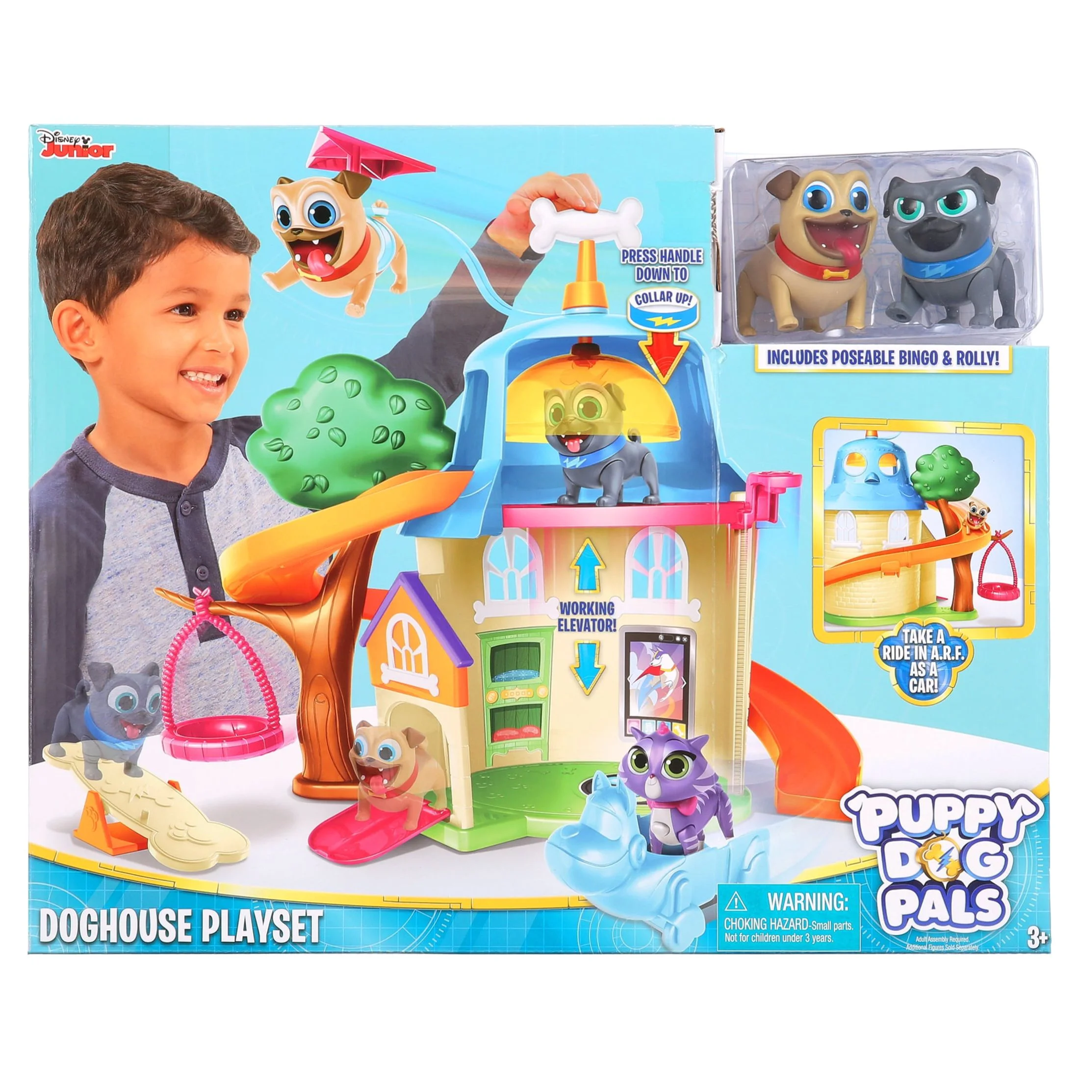 Puppy Dog Pals Doghouse Playset, Officially Licensed Kids Toys for Ages 3 Up, Gifts and Presents