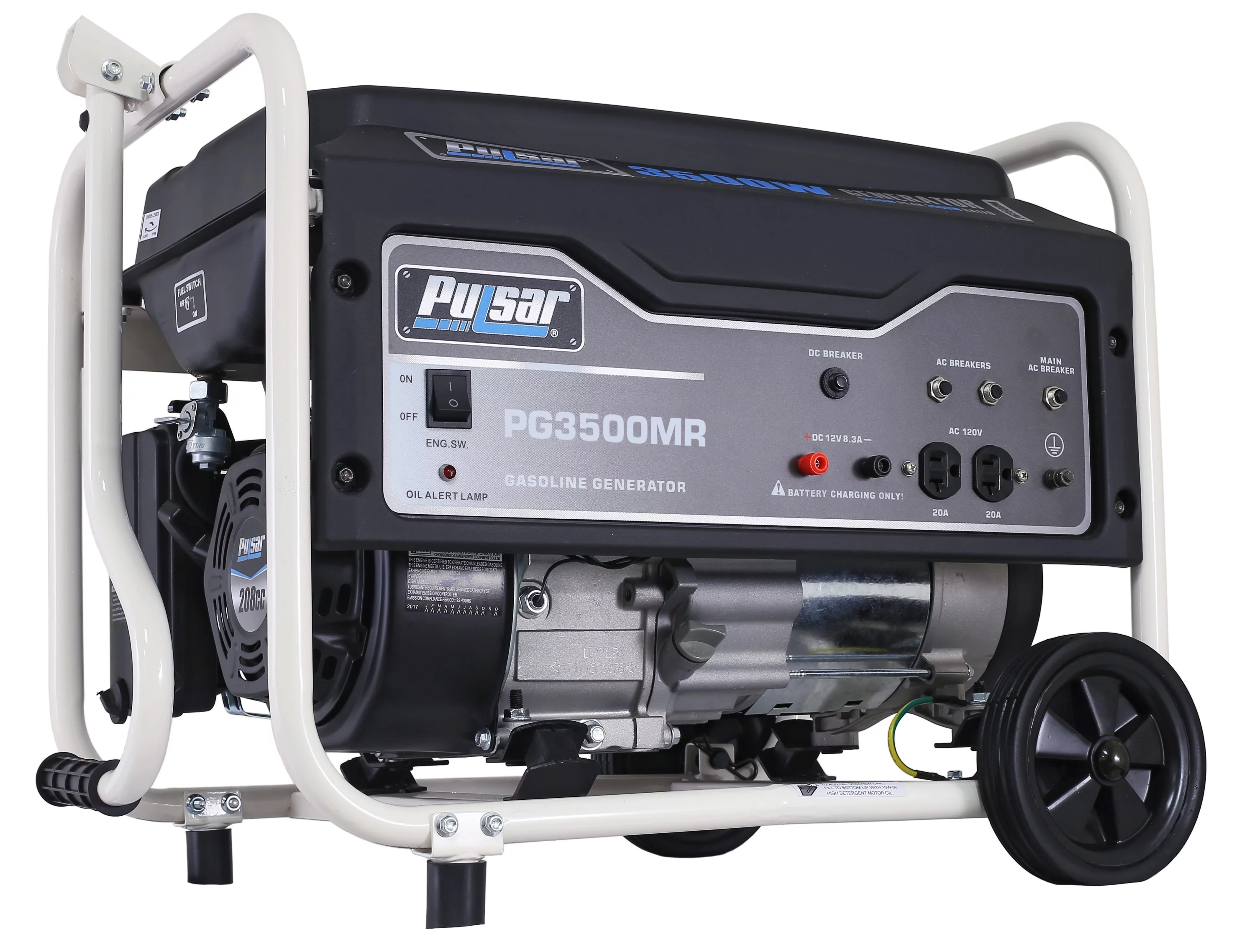 Pulsar 3500-Watt Gas Powered Portable Generator (CARB)