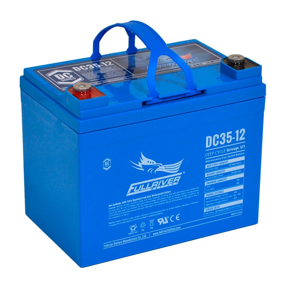 Full Throttle DC35-12 Group U1 AGM Battery