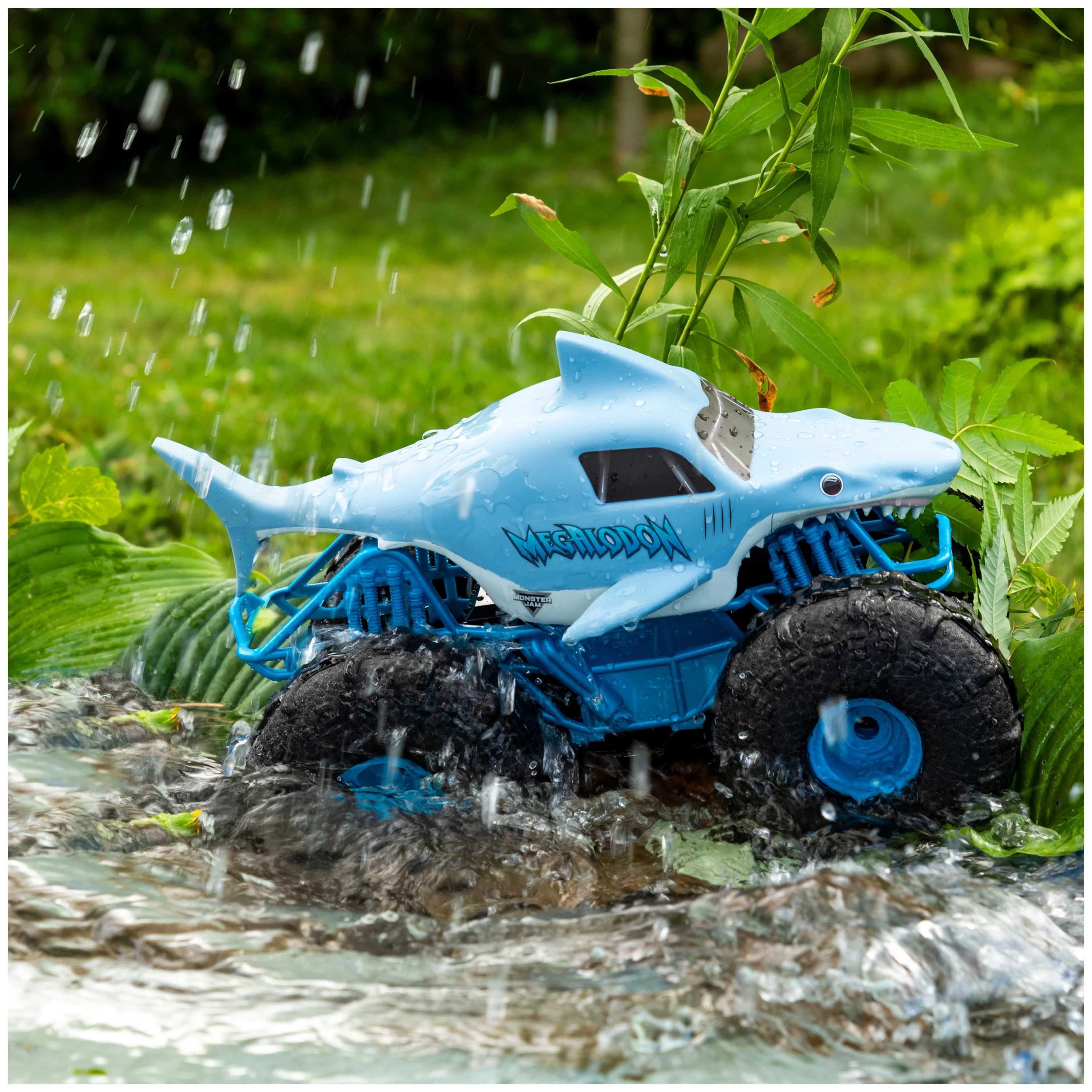 Monster Jam, Official Megalodon Storm All-Terrain Remote Control Monster Truck for Boys and Girls, 1:15 Scale, Kids Toys for Ages 4-6+