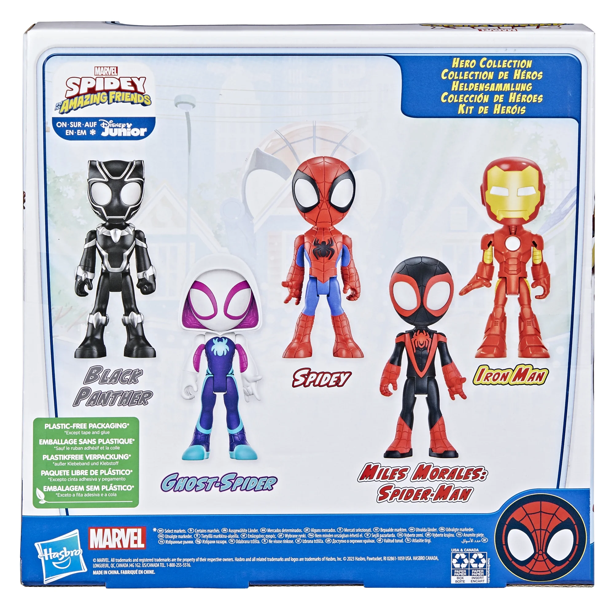 Spidey and His Amazing Friends, Action Figure Set, 5-Pack, Marvel, Toddler Toy