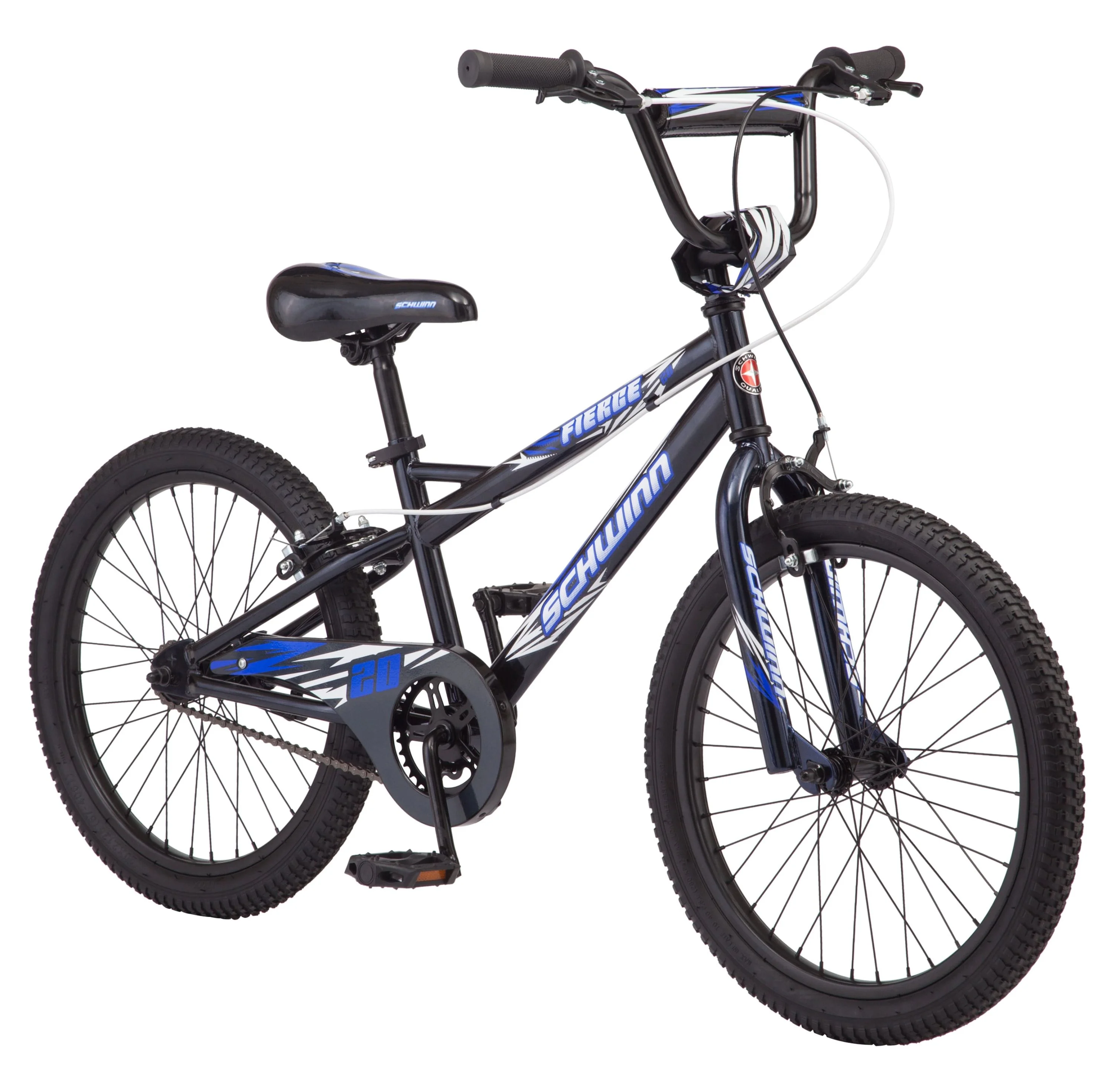 Schwinn Fierce Kids Bicycle, 20 in. Wheels, Boys, Ages 6 +, Blue