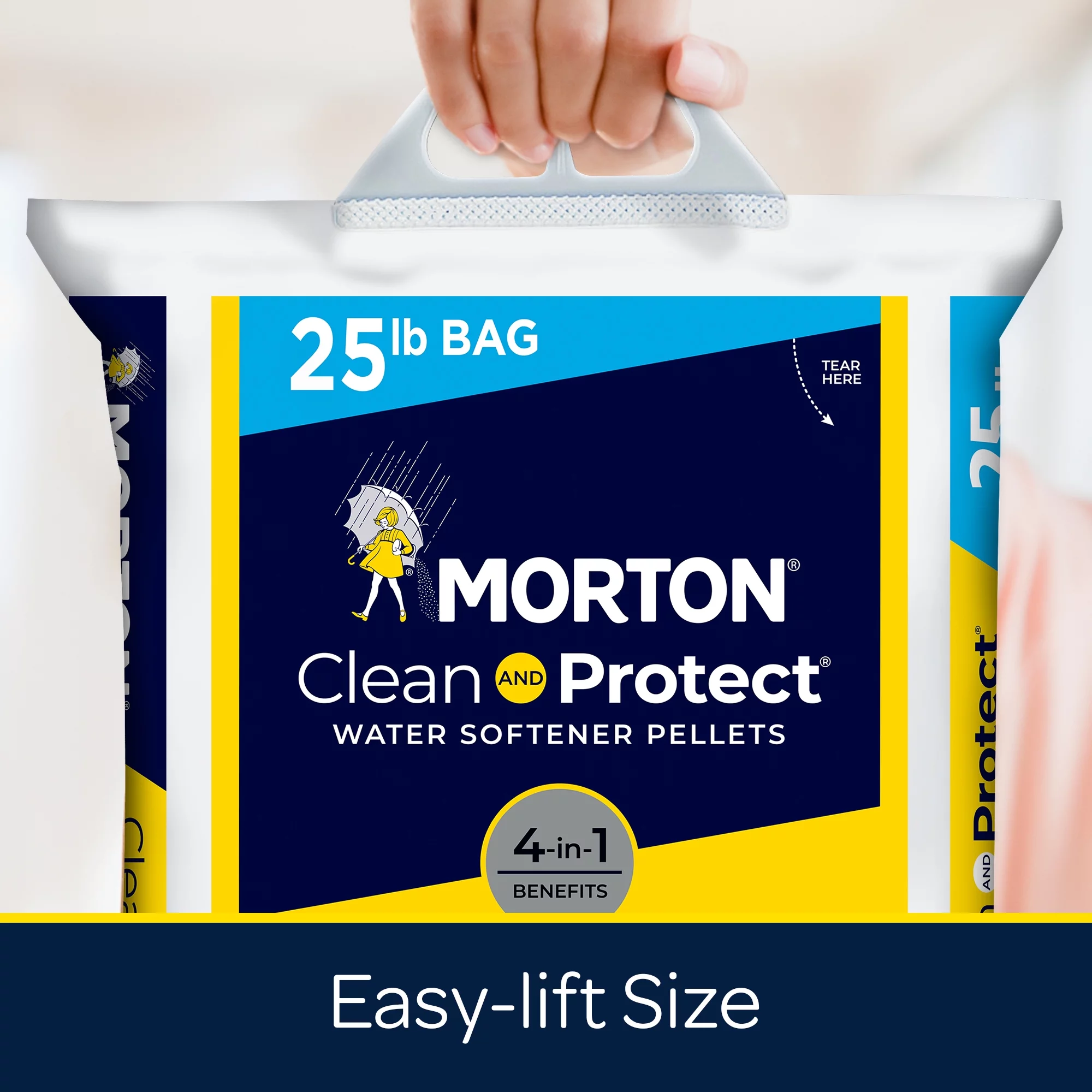 Morton Salt Water Softener Clean and Protect Pellets, 25 lb. Bag