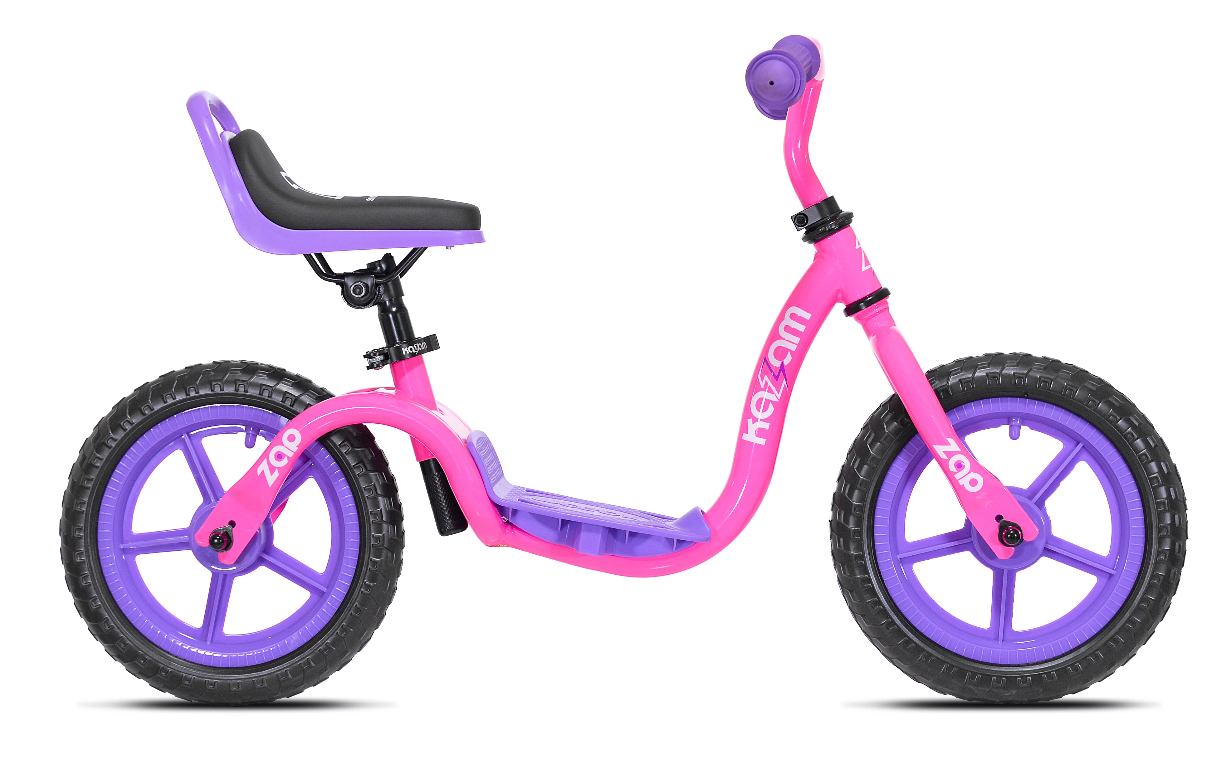 KaZAM 12″ Child’s Balance Bike & Helmet, Pink