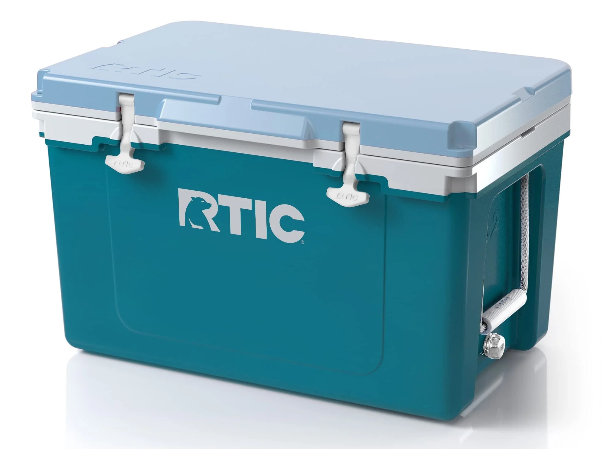 RTIC 52 QT Ultra-Light Hard-Sided Ice Chest Cooler, Dark Grey And Cool Grey, Fits 76 Cans